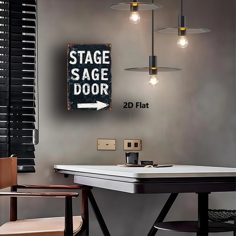 Vintage Style Arrow Sign 8×12 Inches Iron Plate Wall Art