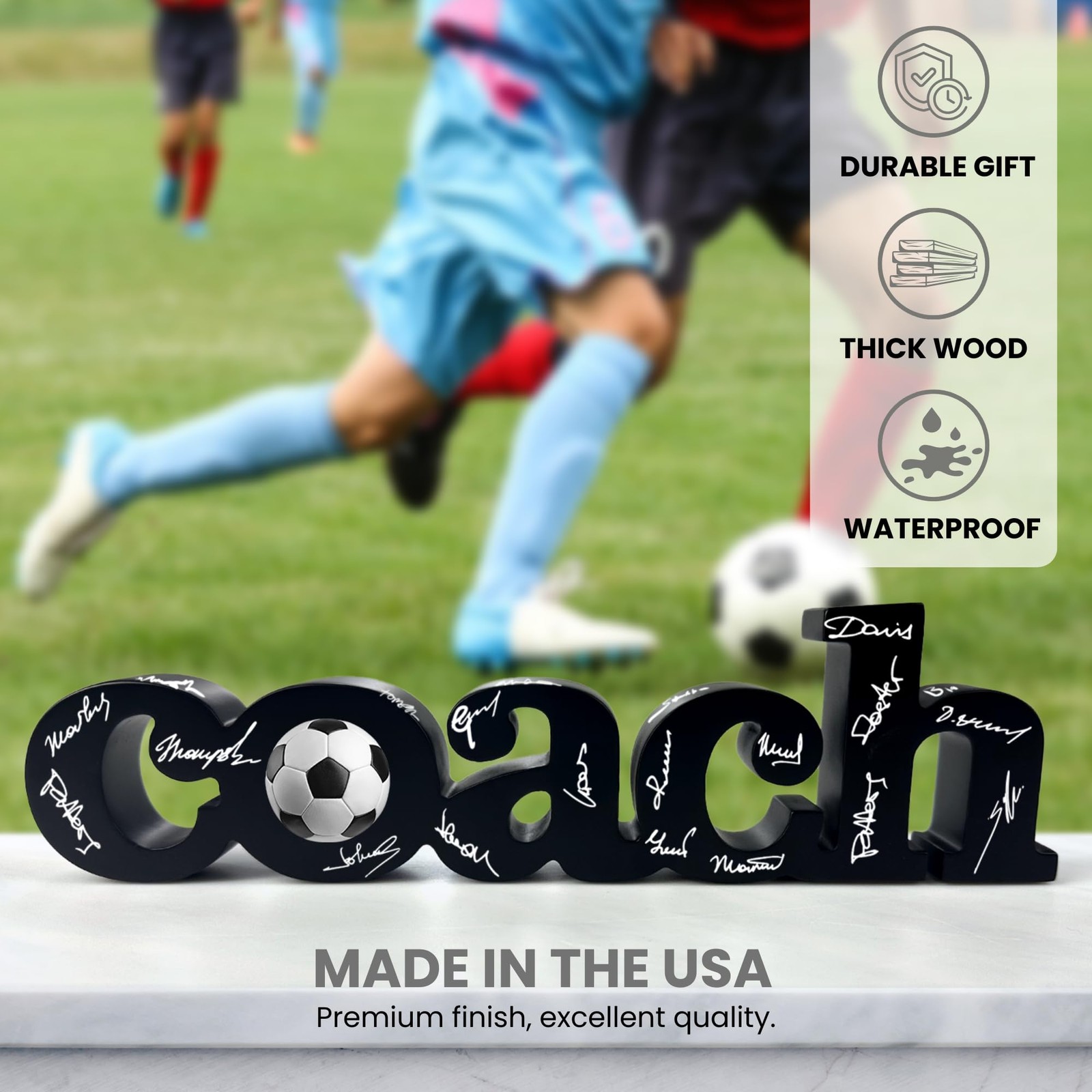 Self Standing Signable Coach Gifts – Add Your Own Photo, Logo – Personalized …