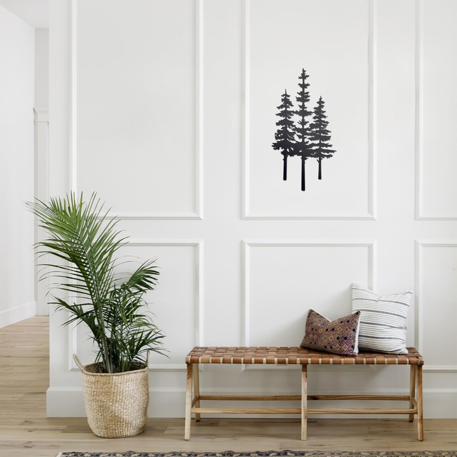 Metal Pine Tree Wall Art for Living Room Tree Wall Art Nature Lover Gift