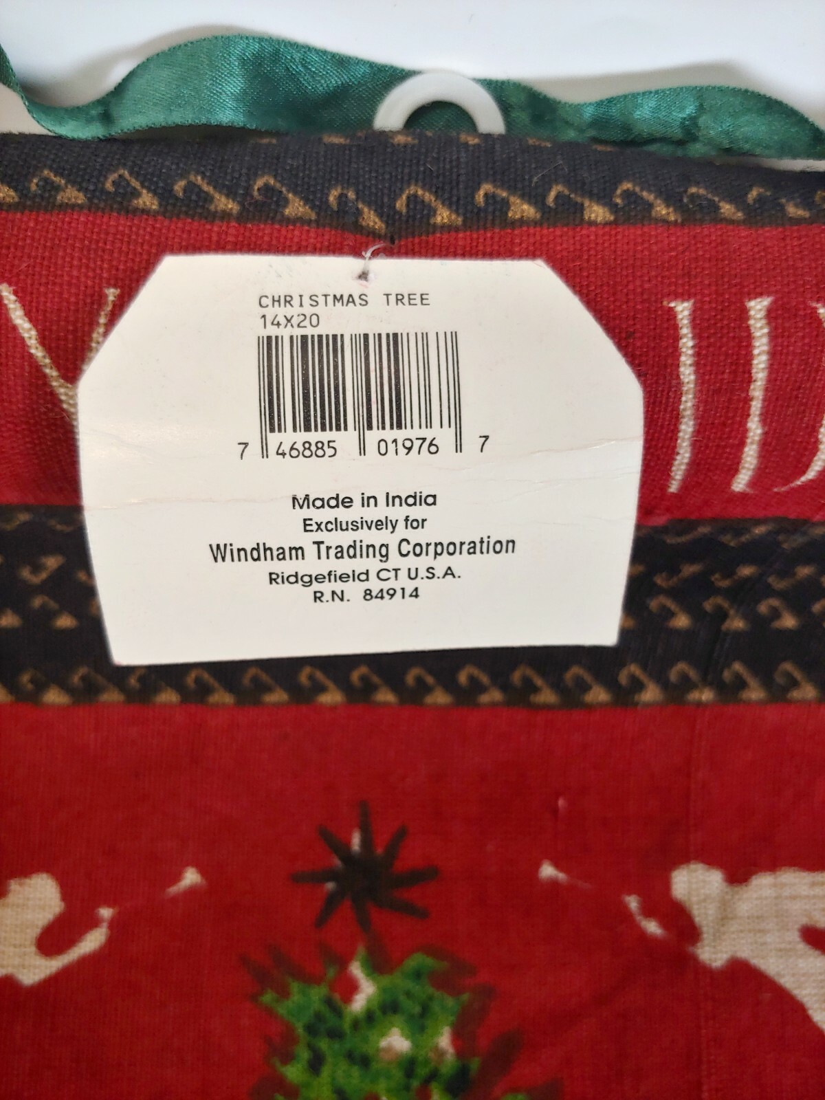 Vtg Christmas Tree Happy Holidays Decorative Wall Décor By Windham Trading Corp