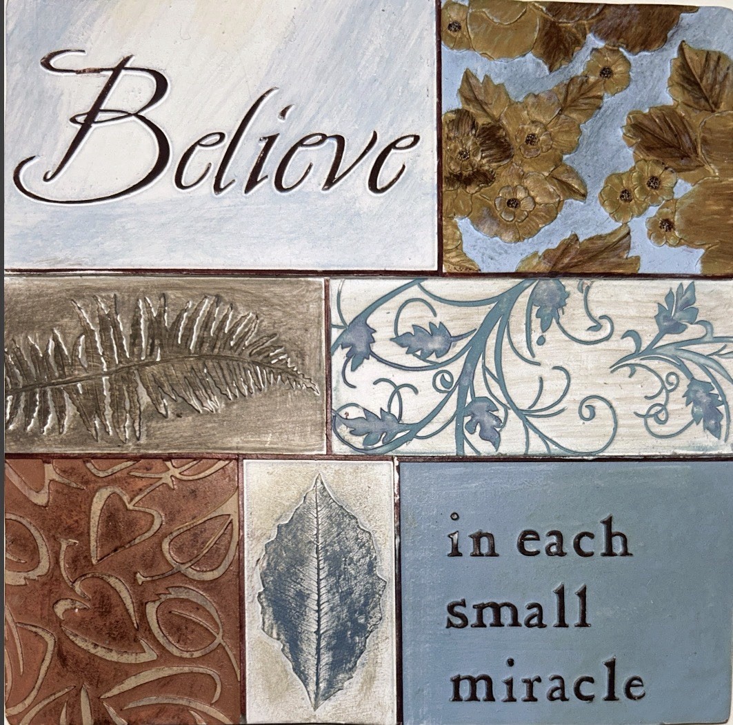 Inspirational Wall Plaques – Love Faith Believe Peace Family, Home Decor Set