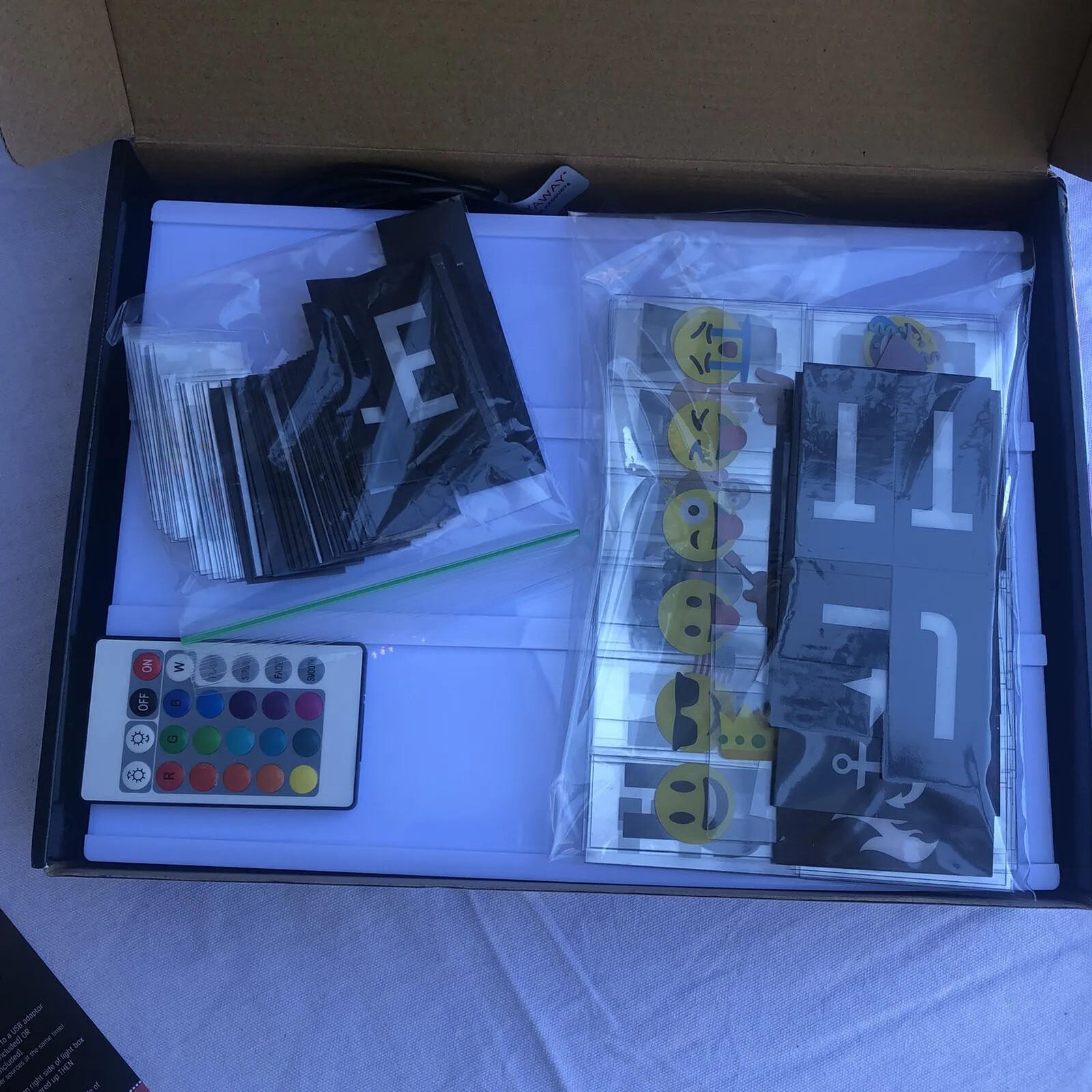 Color Changing Cinema Light Box Tested Works Make Your Words Matter