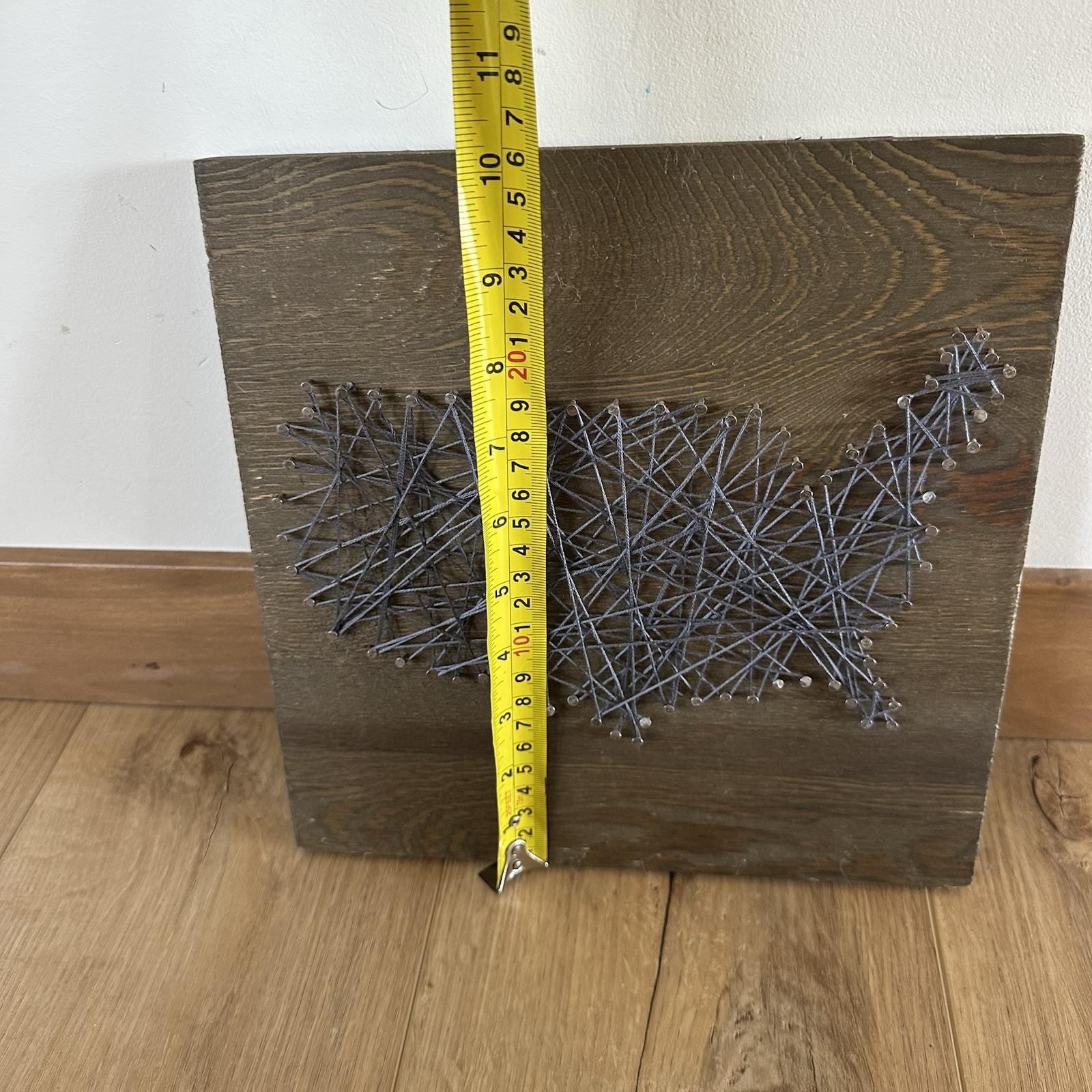 United States String Nail Wall Art Wooden 10×10