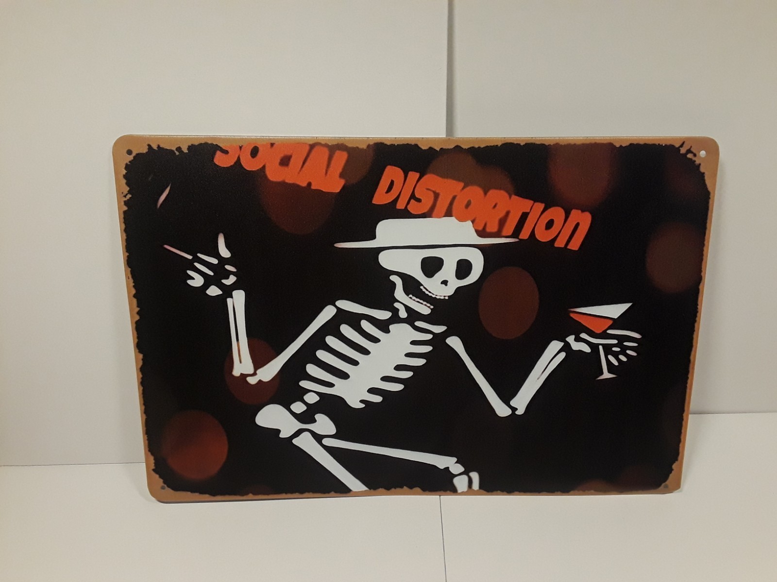 Social Distortion Rock Band 12×8 Aluminum Indoor Outdoor Metal Sign Wall Art