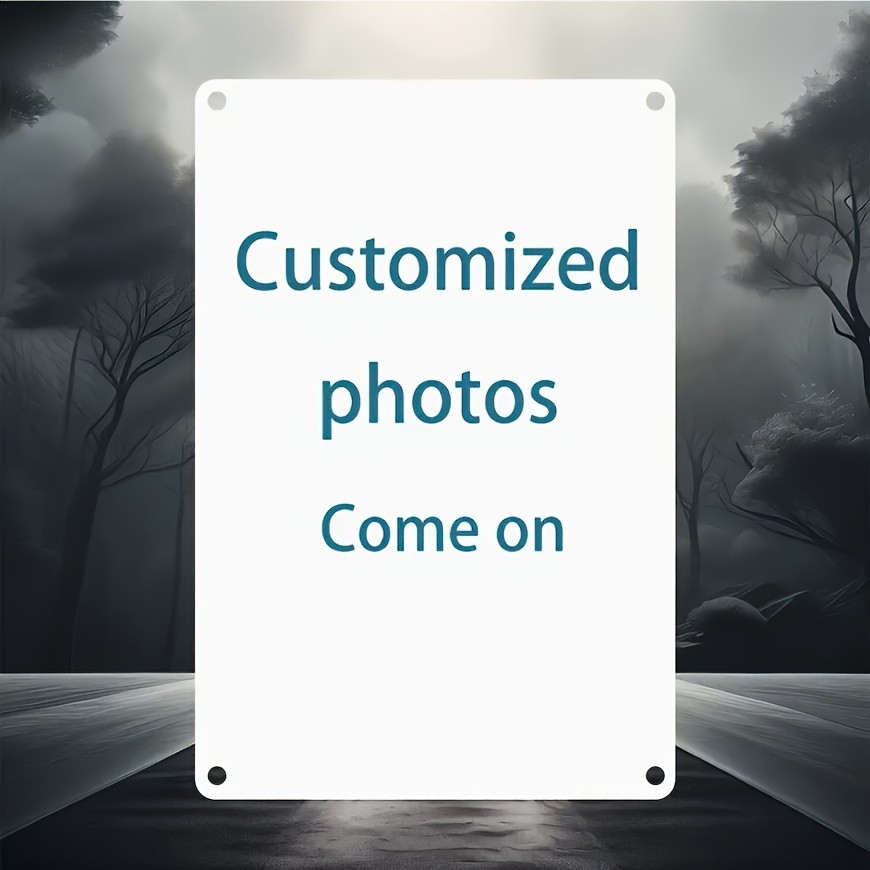 Personalized Custom Metal Tinplate Sign Decor for Outdoor，Indoor, Home ，Yard