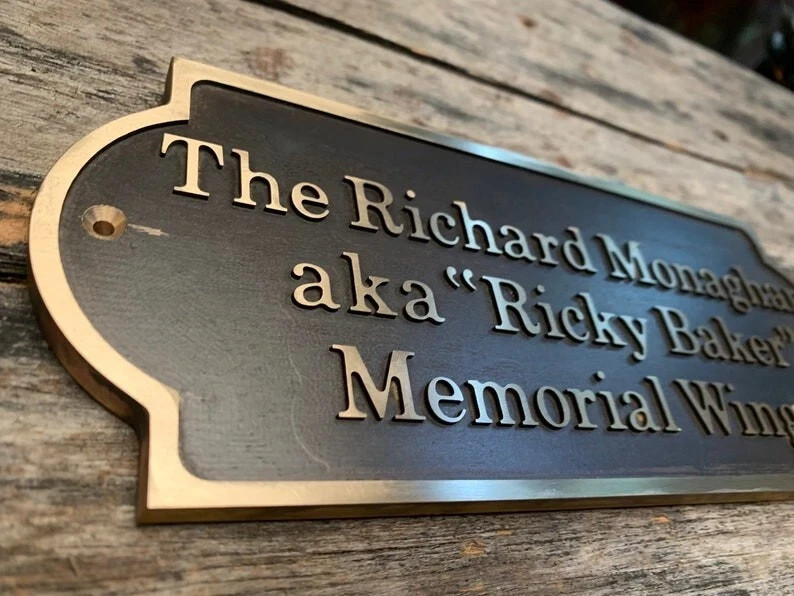 Cast Brass custom door signs & plaques – Custom language plaques – Custom name s