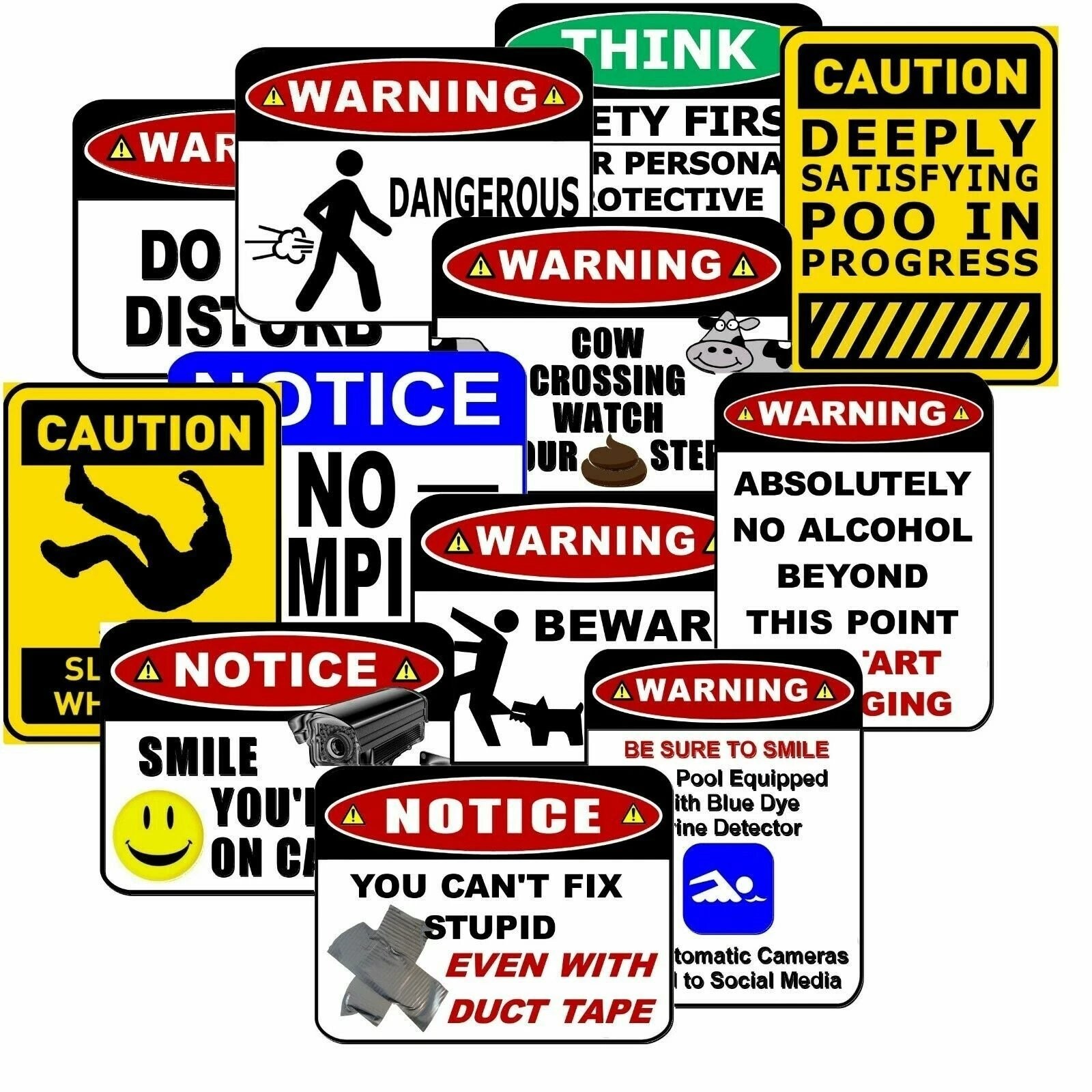 PCSCP “No Trespassing Seriously, Don’t Make It Weird” 11.5 inch by 9 inch Lamina