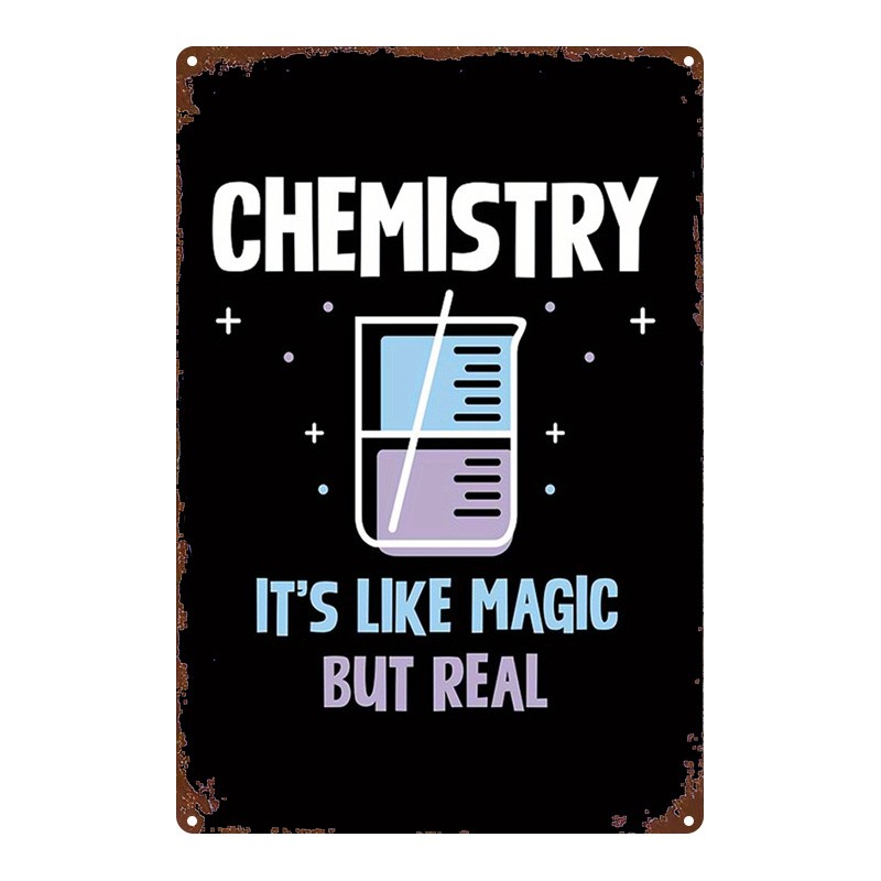 2D Metal Sign 8×12 Inches Rustic Iron Wall Art Decor
