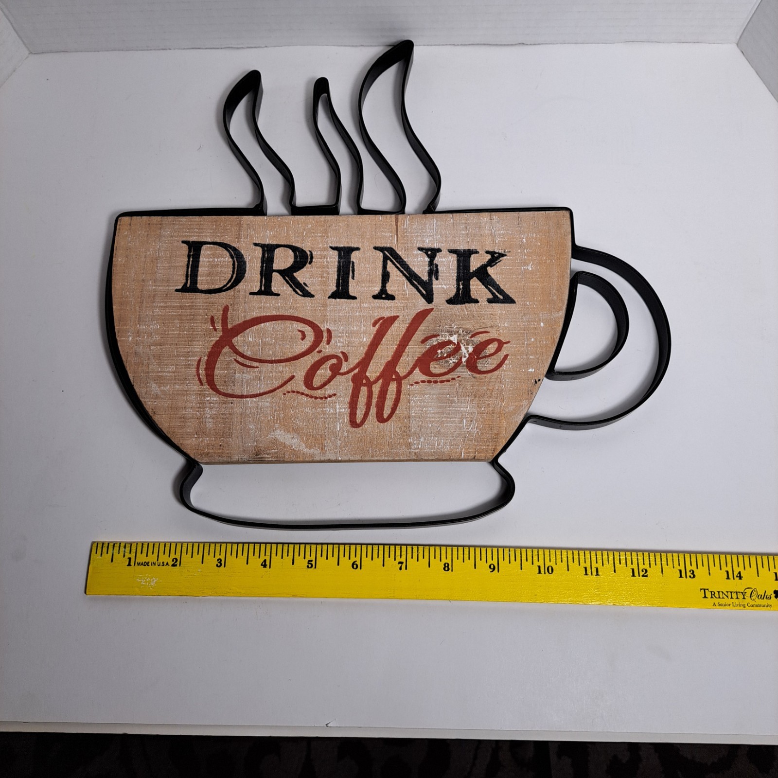Lot of 2 Coffee Signs from Hobby Lobby, Coffee Cup and Friends Central Perk