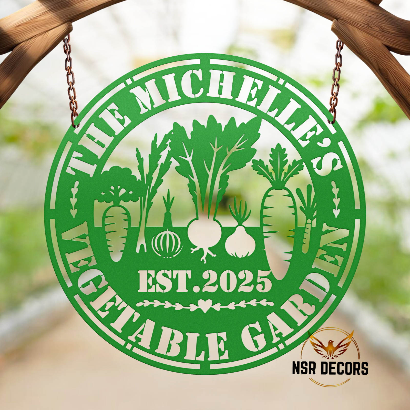 Custom Vegetable Garden Sign, Metal Vegetable Stand Signs, Mothers Day Gift