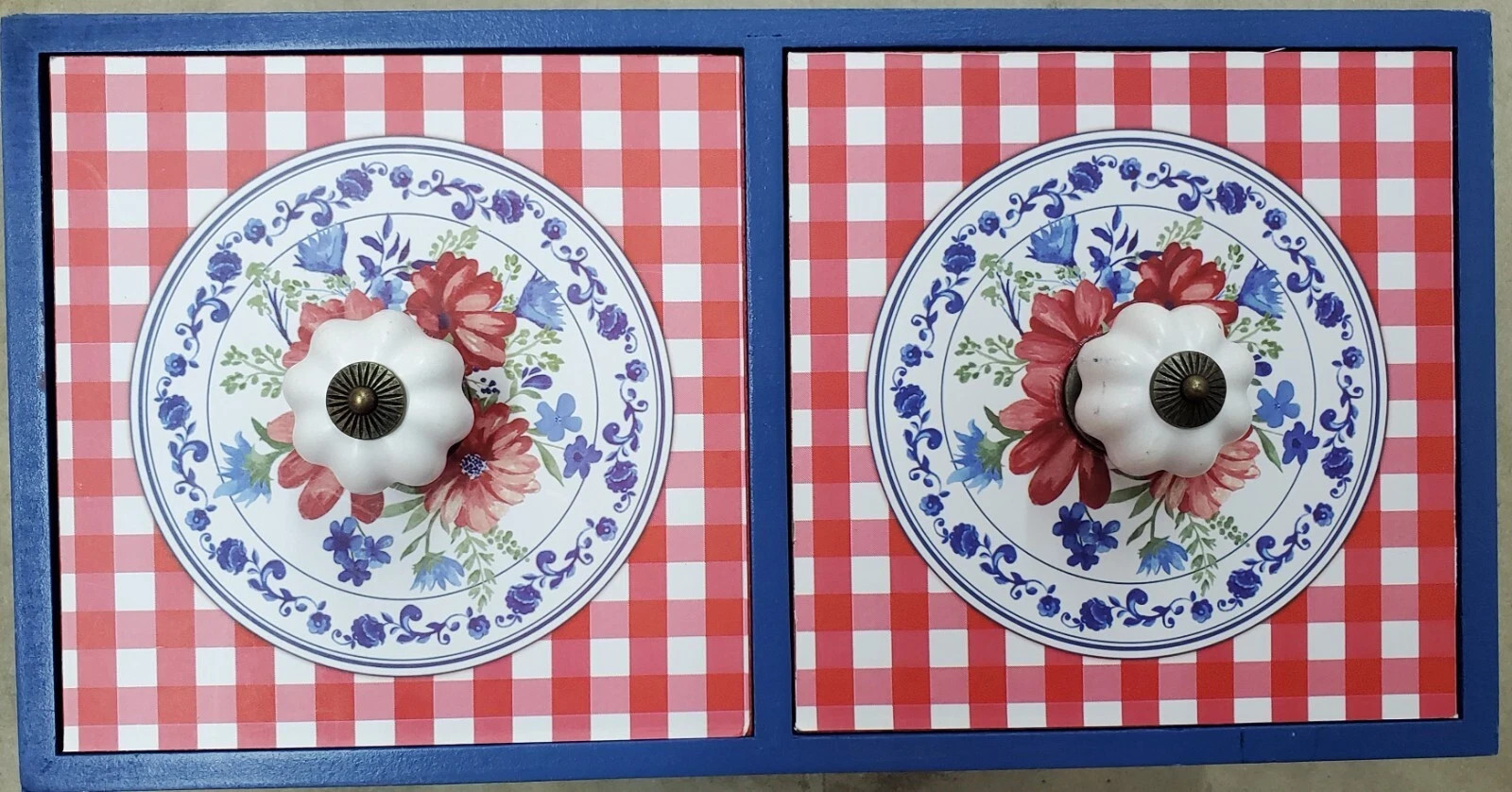 The Pioneer Woman Painted Gingham 2-Drawer Dresser