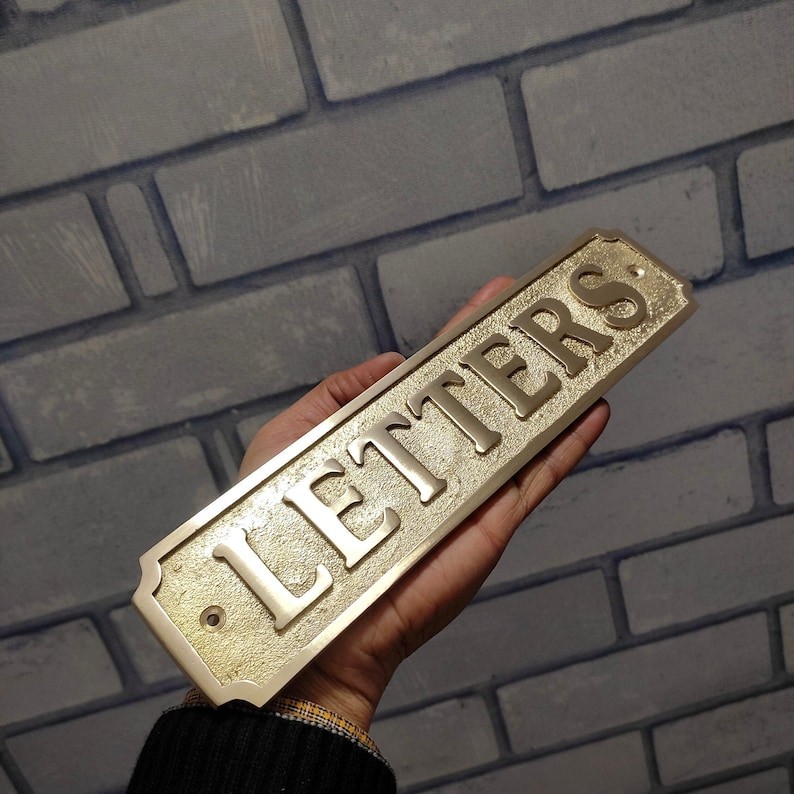 Cast Brass custom door signs & plaques – Custom language plaques – Custom name s
