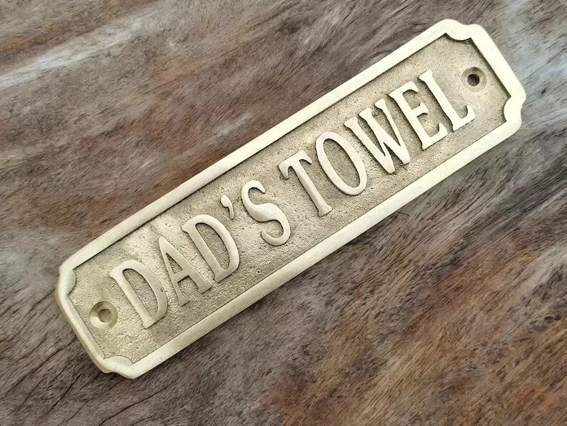 Customized classic brass signs – Nautical signs and plaques – Heavy duty 3D