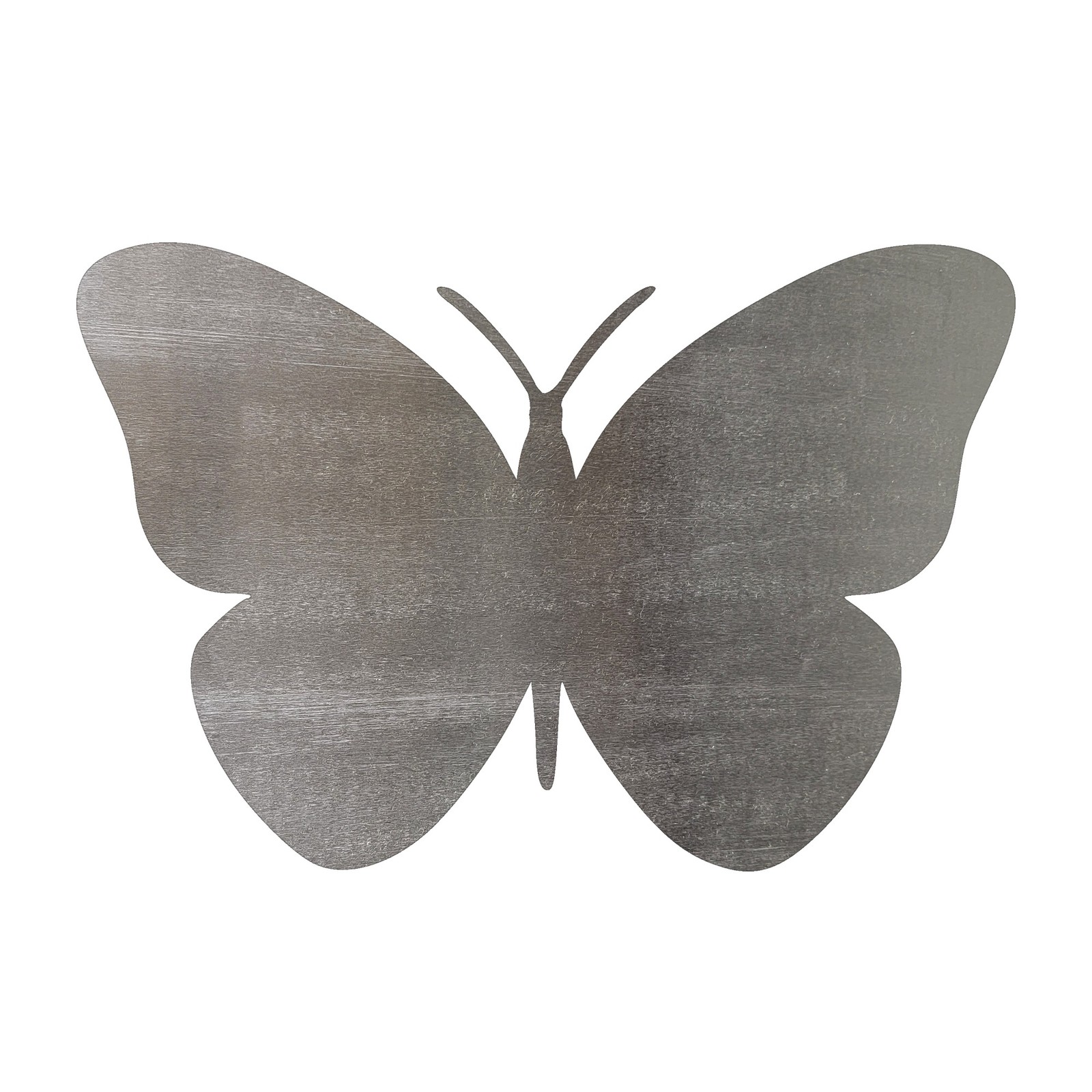 Butterfly 2 Steel Cutout Shape, Raw Metal Wall Art and Craft Supply