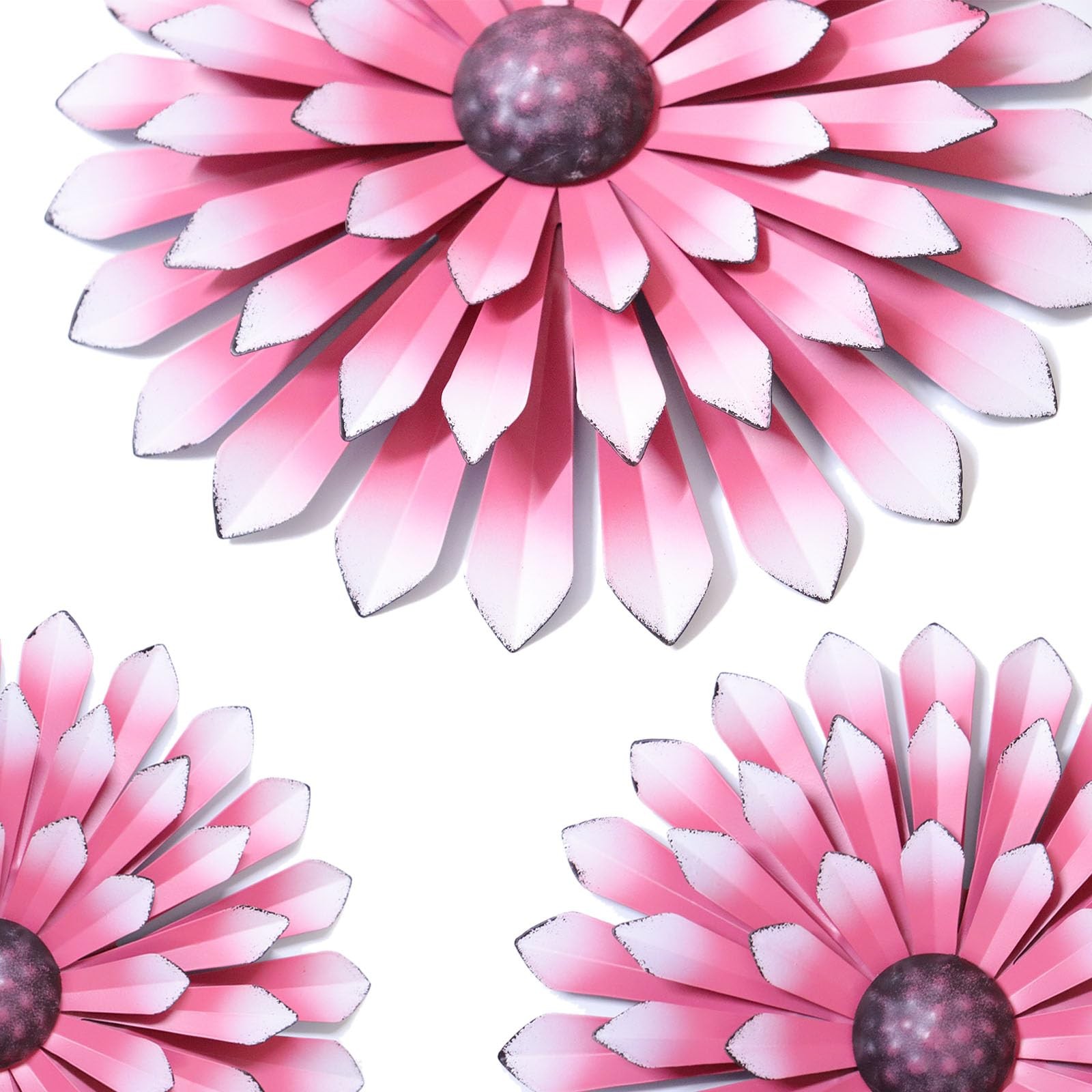 Metal Flowers Wall Decor Indoor Outdoor Metal Wall Art for Farmhouse Home Liv…