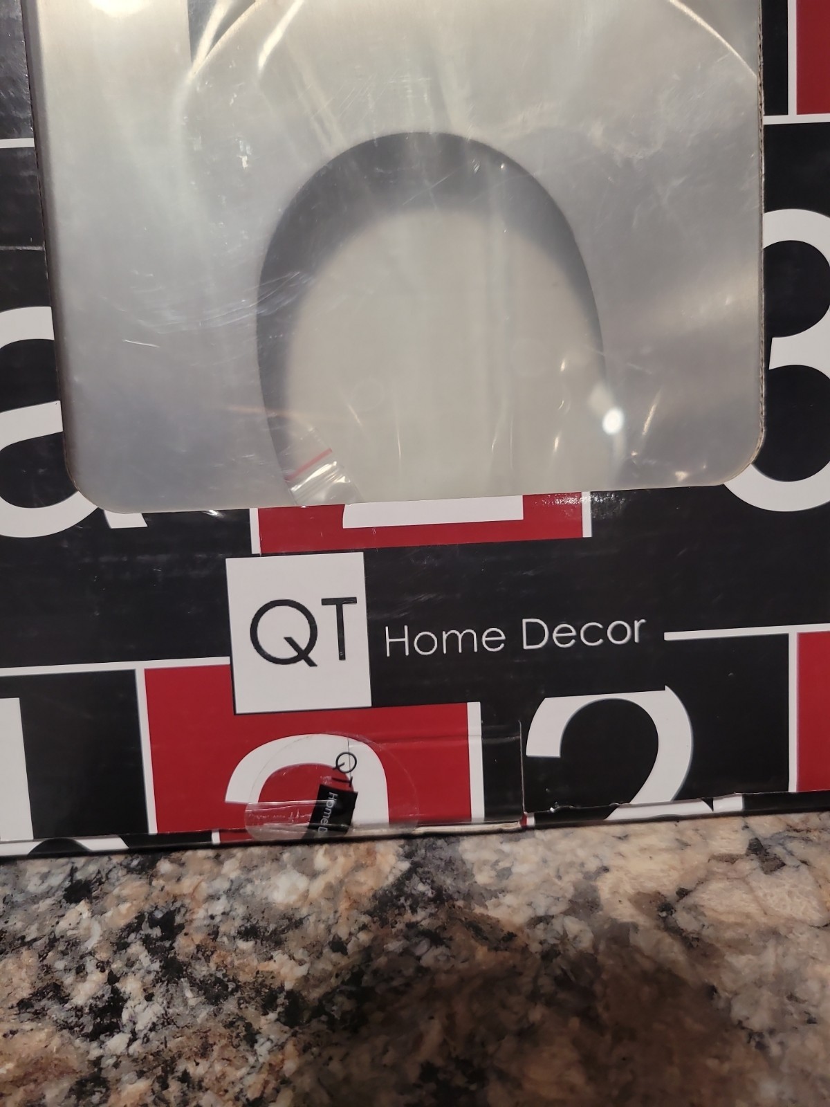 QT Home Decor 12” brushed Metal number 6 Modern, Floating, Water Proof, China