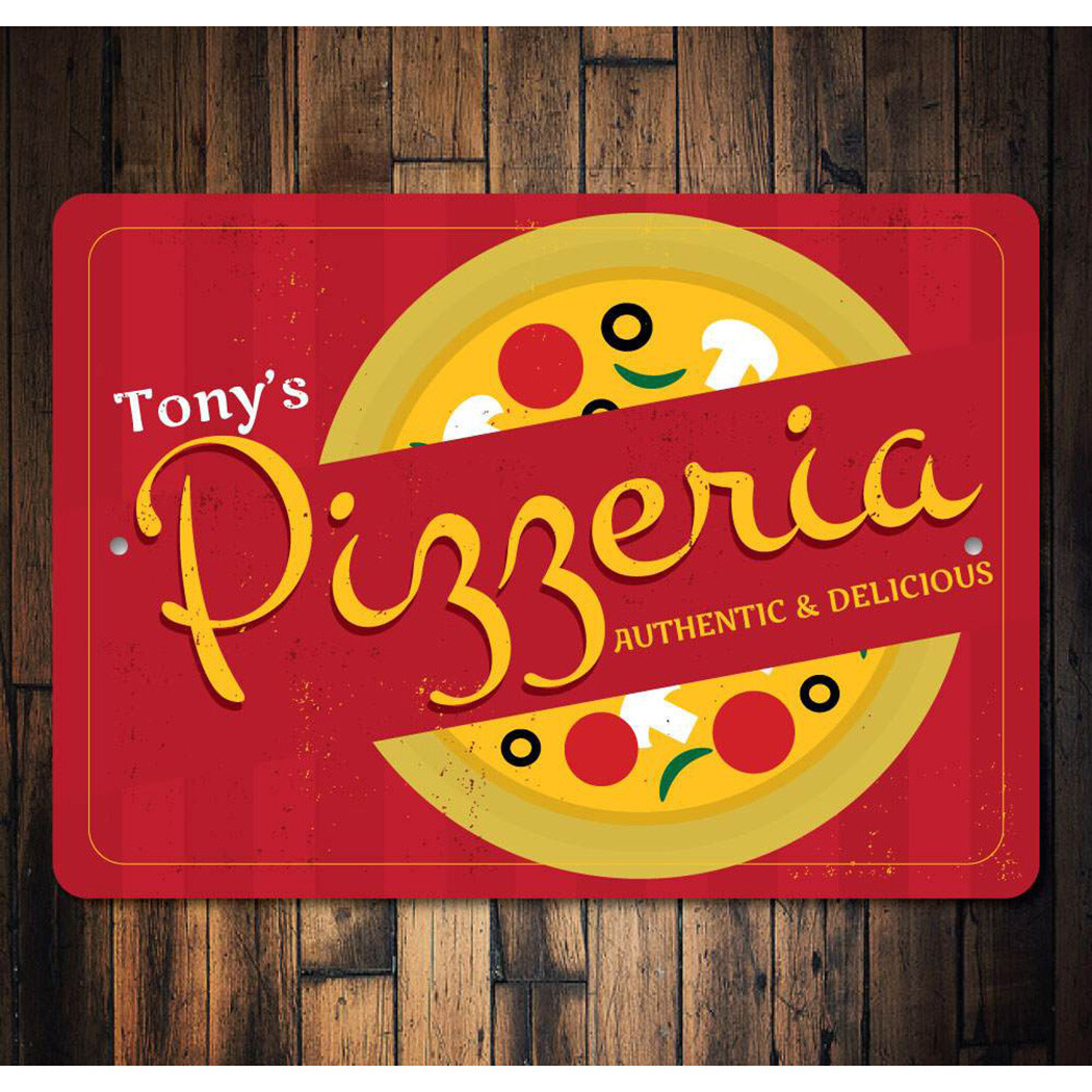 Pizzeria Metal Sign