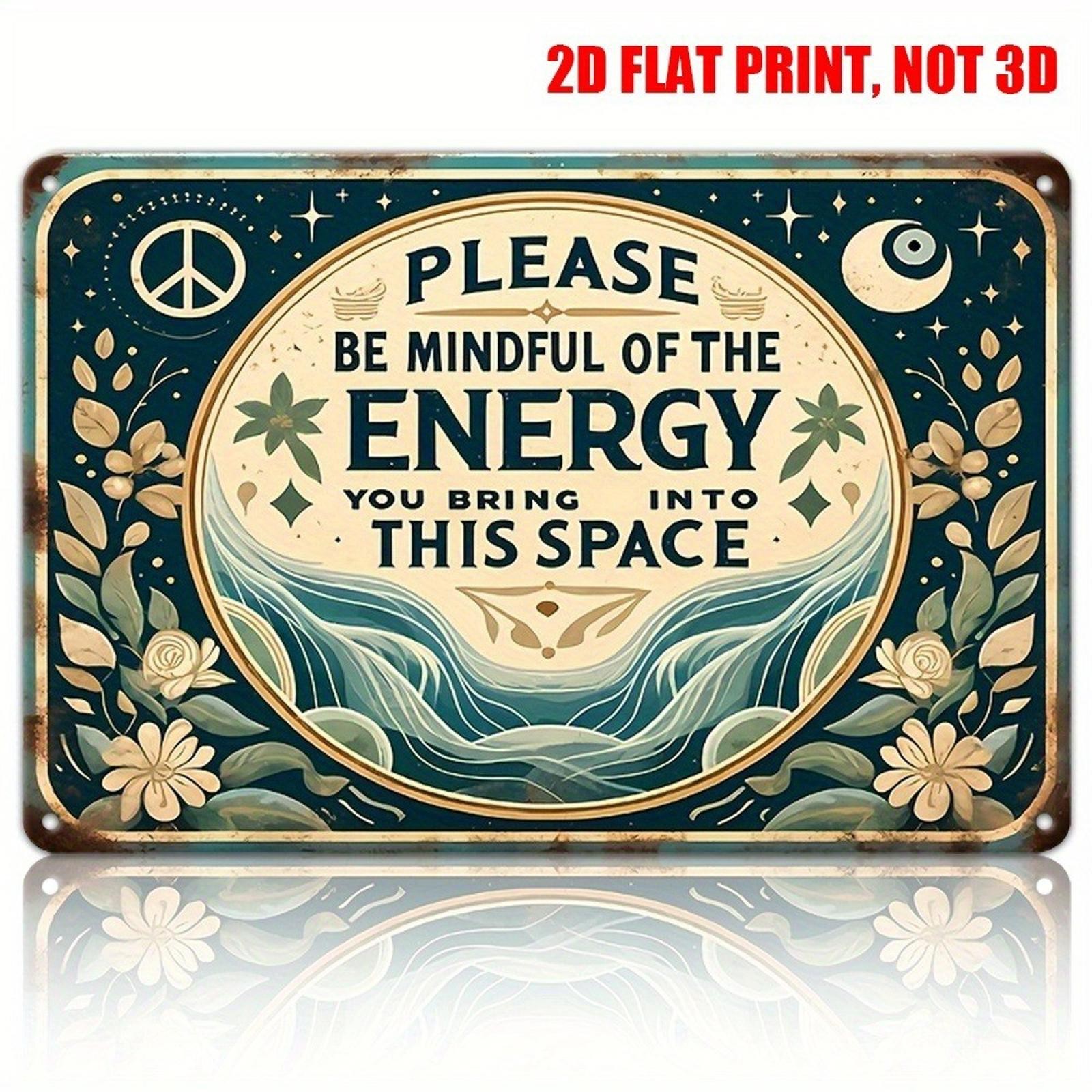 Vintage Tin Sign Retro Wall Art Aluminum Sign 8×12 Funny Home Yoga Decor
