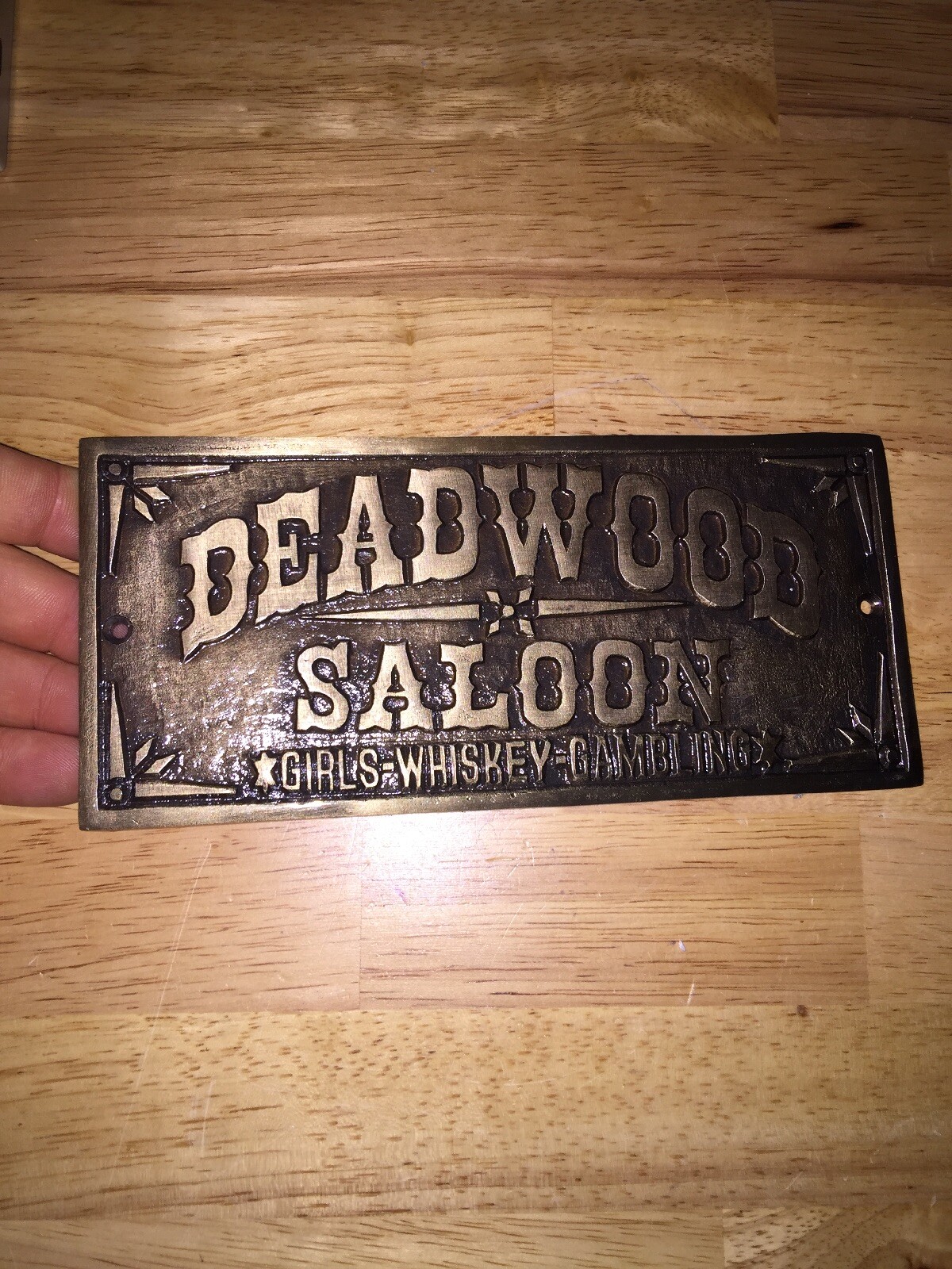 Deadwood Saloon Girls Whiskey Gambling Bar Collector Wine Beer Patina GIFT
