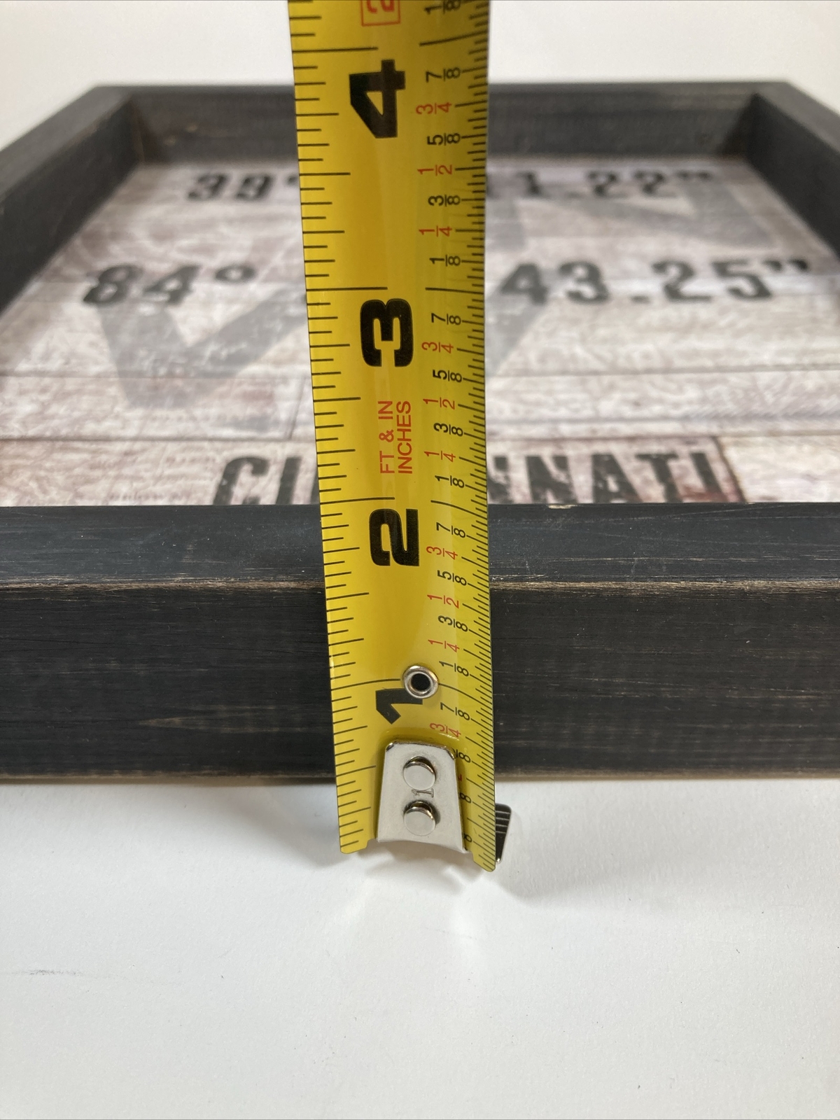 Cincinnati Ohio Coordinates Picture Artwork Housewarming Wedding Gift