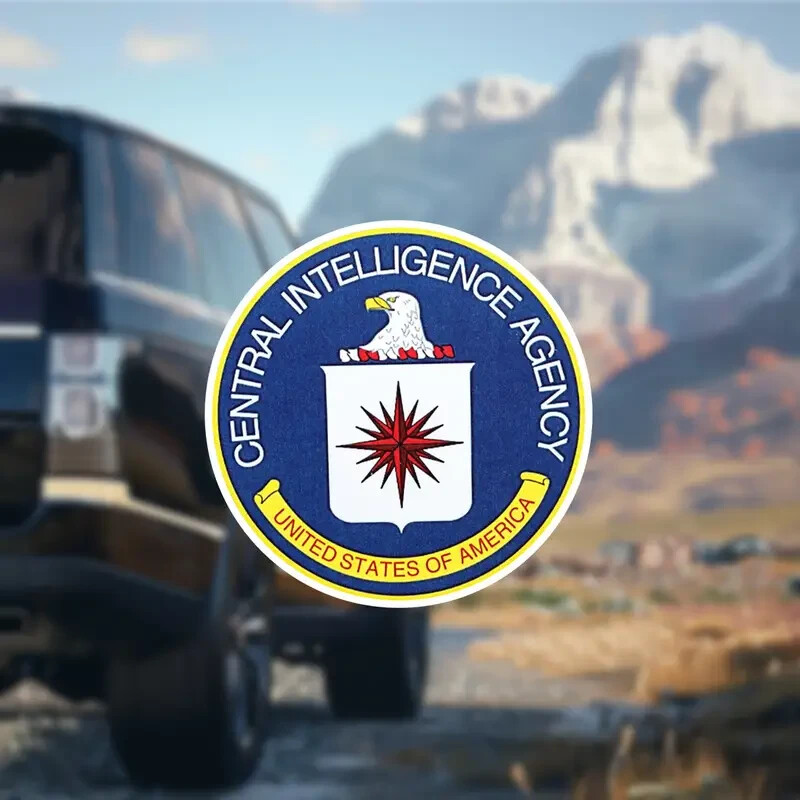CENTRAL INTELLIGENCE AGENCY 8 IN. ALUMINUM WALL HANGING