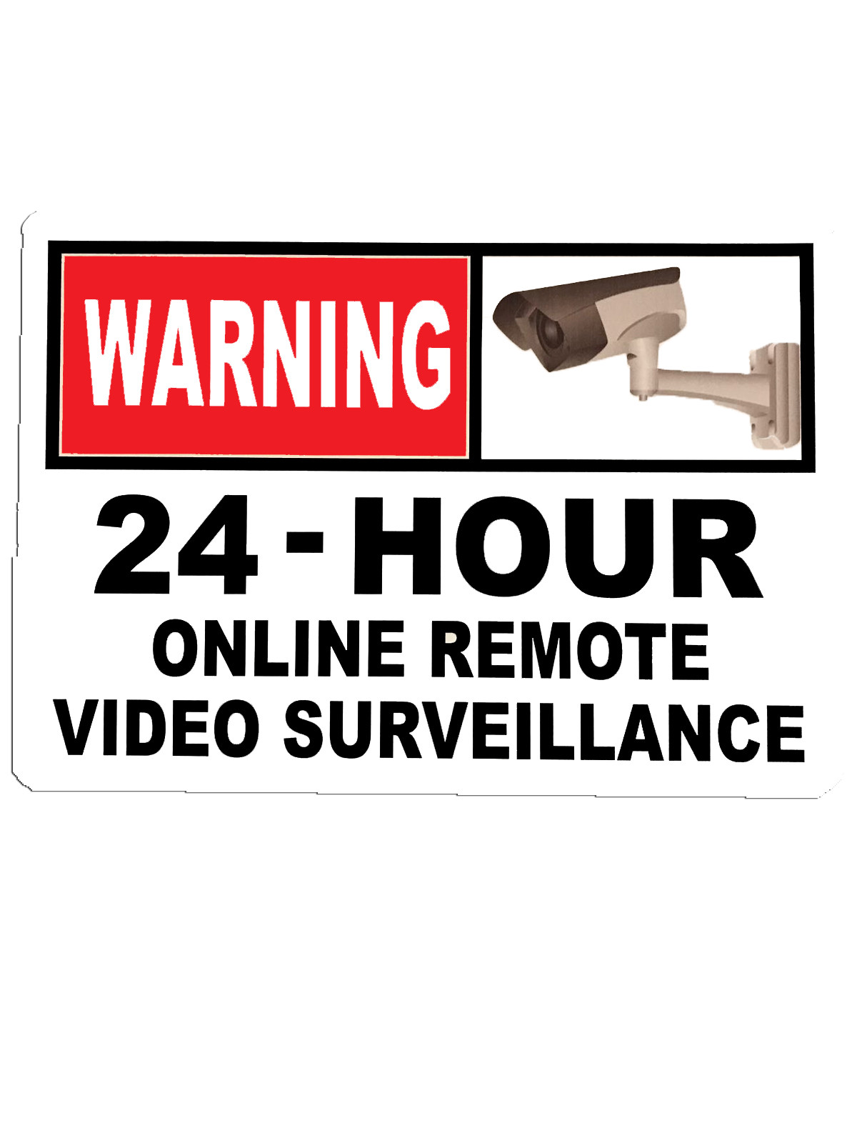 Private Drive No Trespassing Restricted Area Warning 24 Hr Video Danger PVC Sign