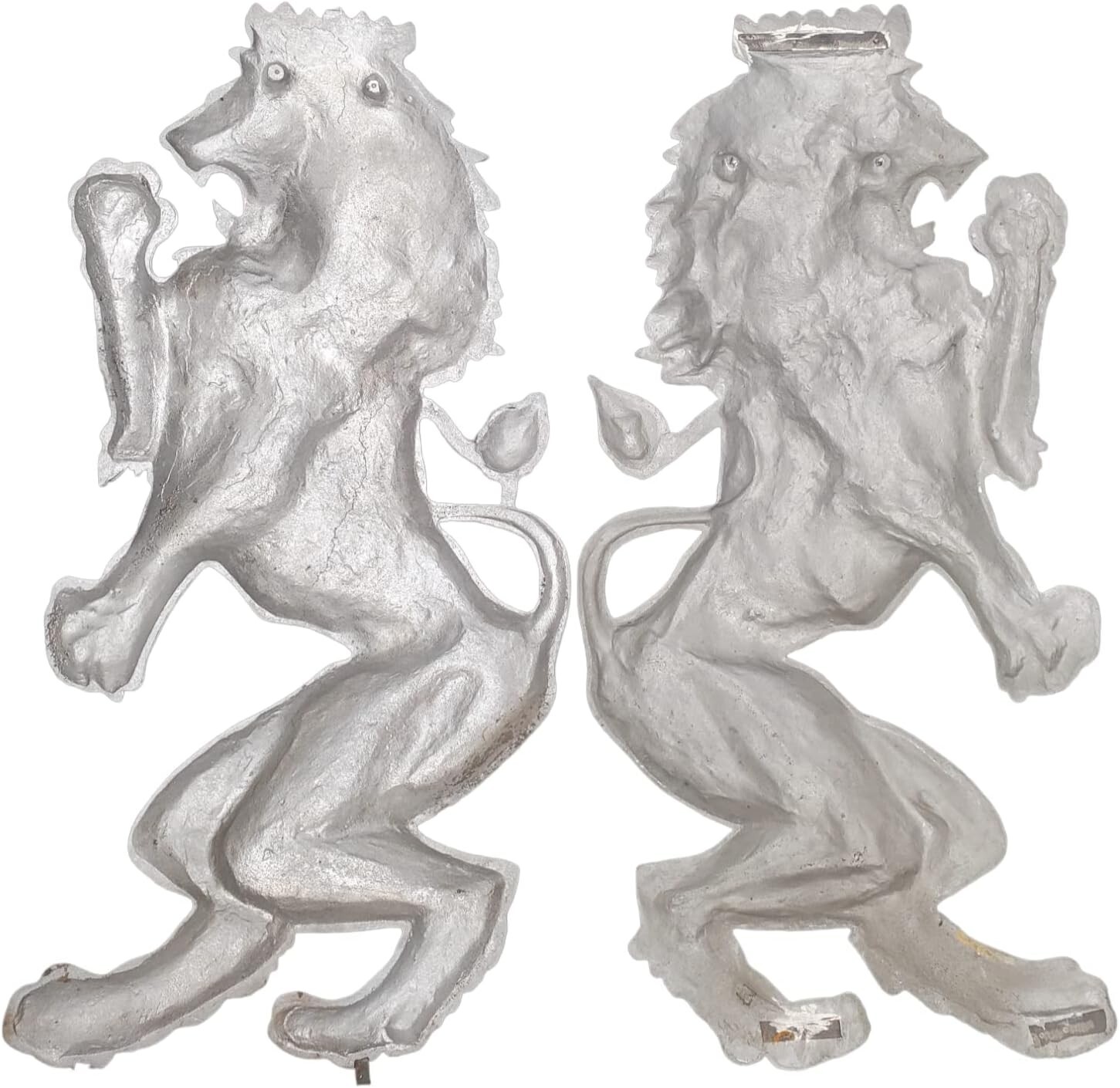 Cast Aluminum Ornamental Lion Decor – Plaque (1 pair)