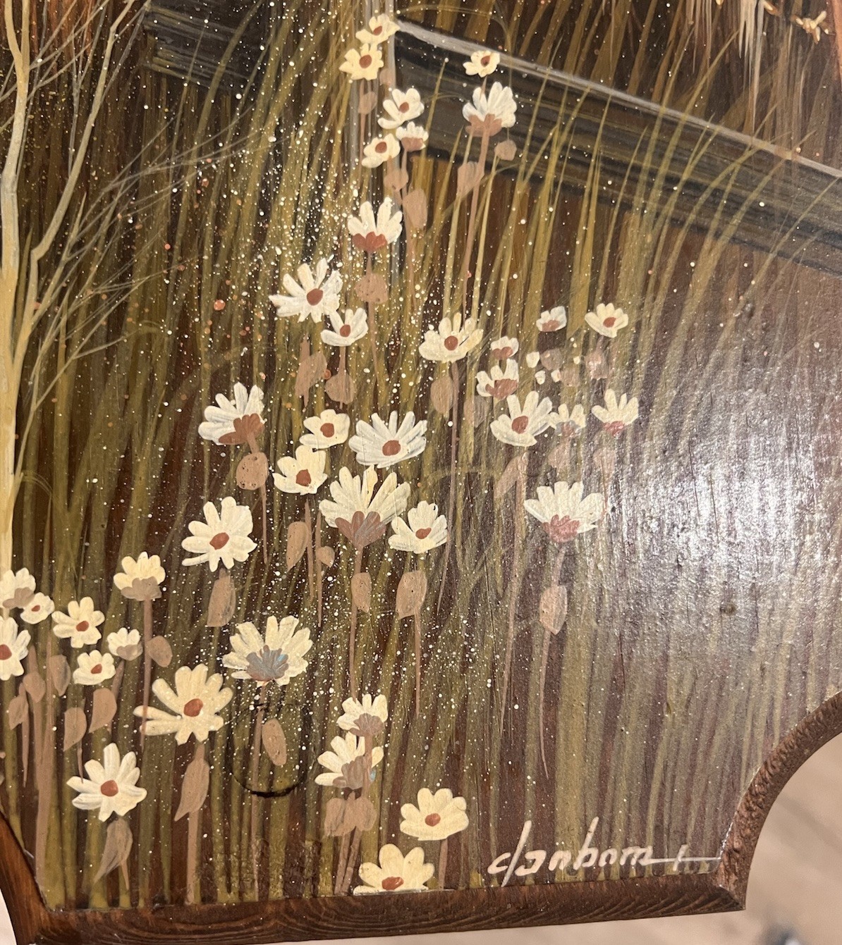 Vintage Hand Painted Americana Kitchen Wall Hanging Wood Plaque 13×7