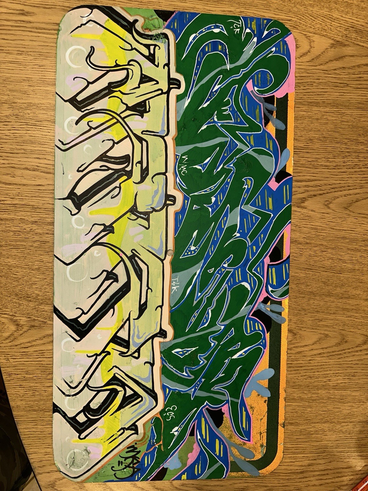 Graffitti sign