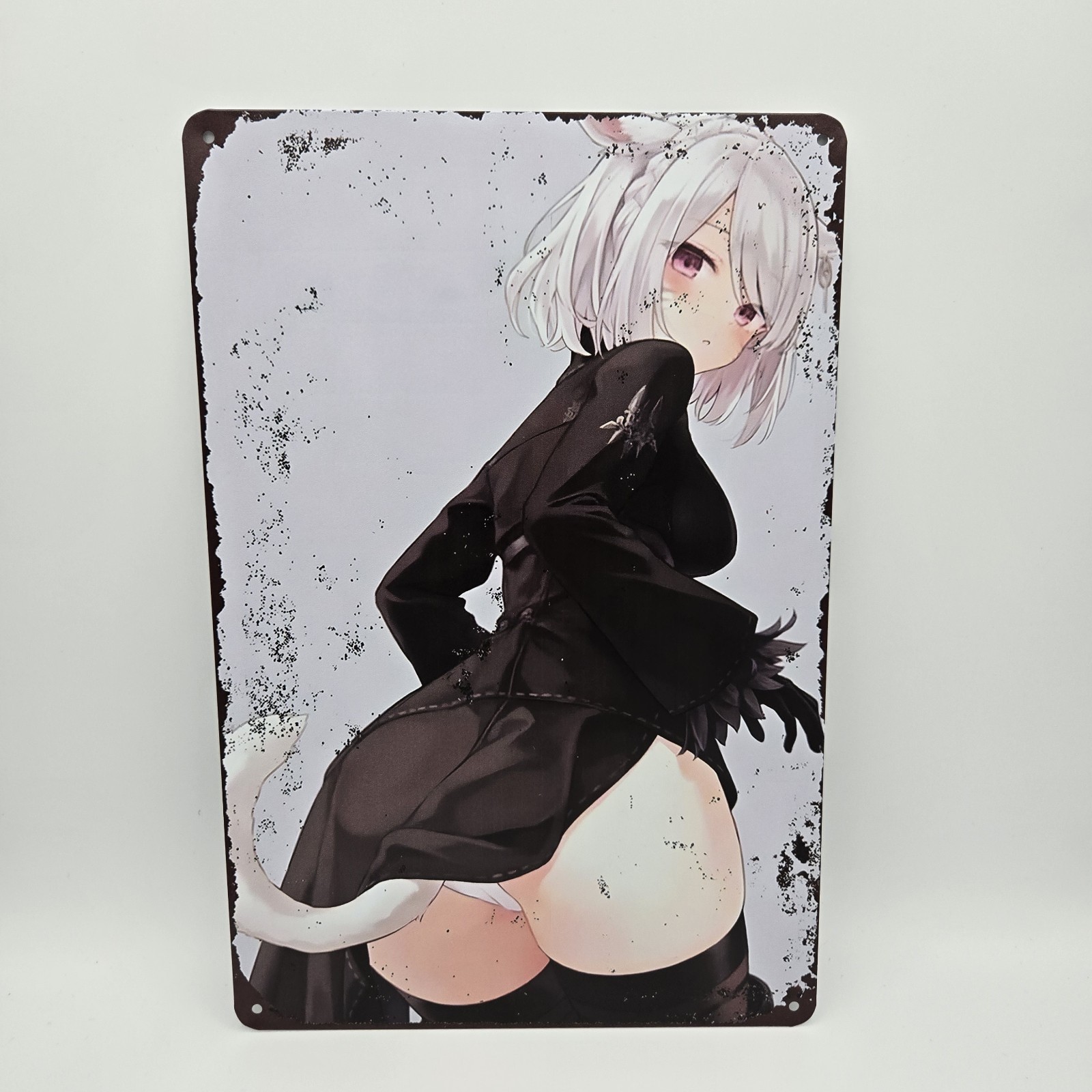 Pinup Anime Girl Metal Tin Sign Wall Posters 8×12