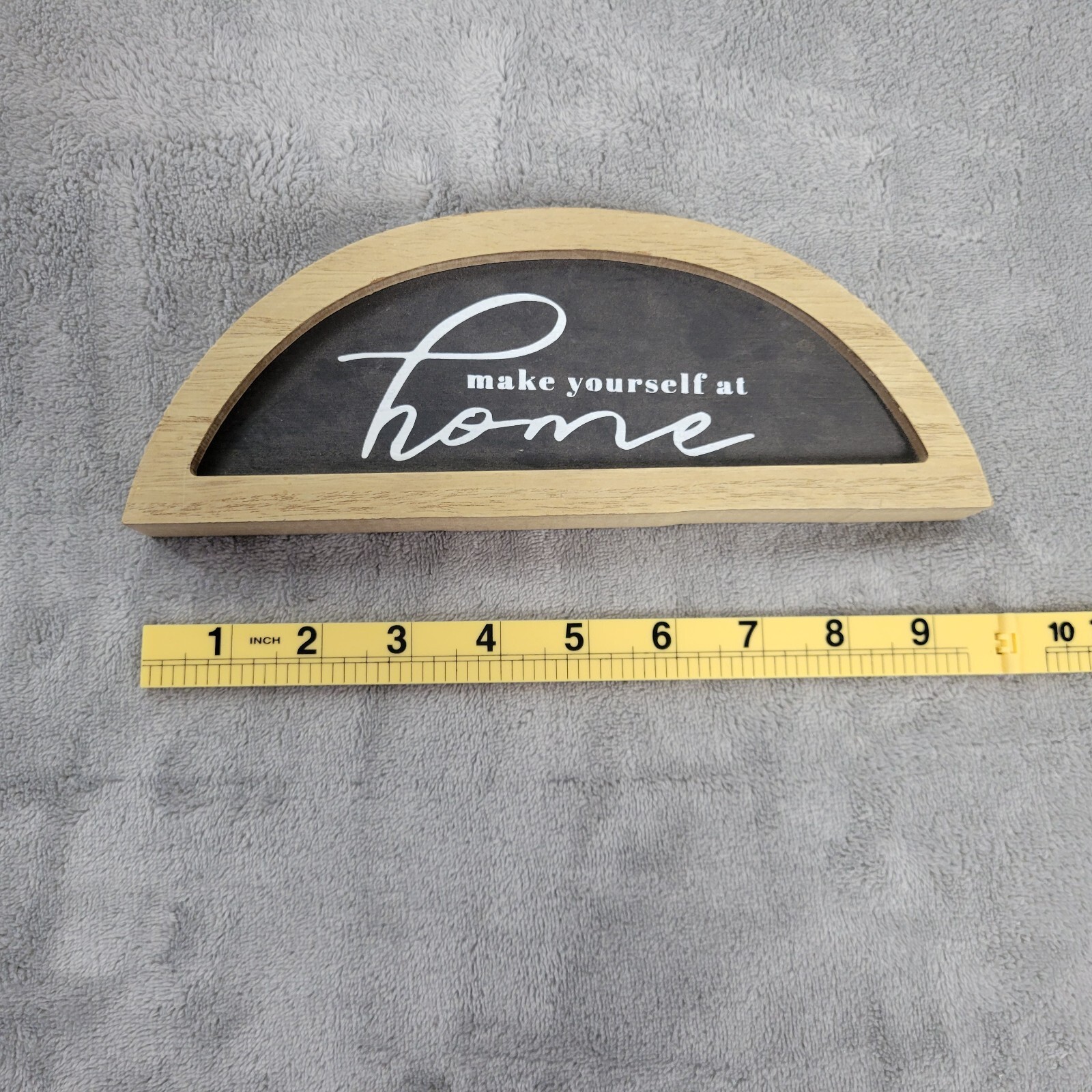 Kirklands Make Yourself at Home Sign Plaque Shelf Sitter Hanging Home Decor