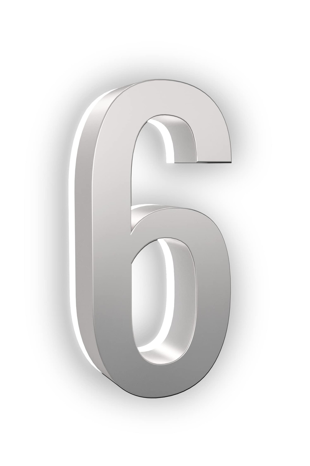 7 Inch LED House Numbers, ABS-Polymer, Premium Quality, Backlit LED 5000K Ill…