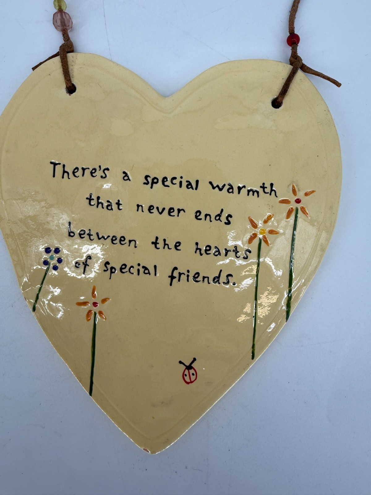 Natural Life Ceramic Plaque SPECIAL Warmth between special friends Wall Art
