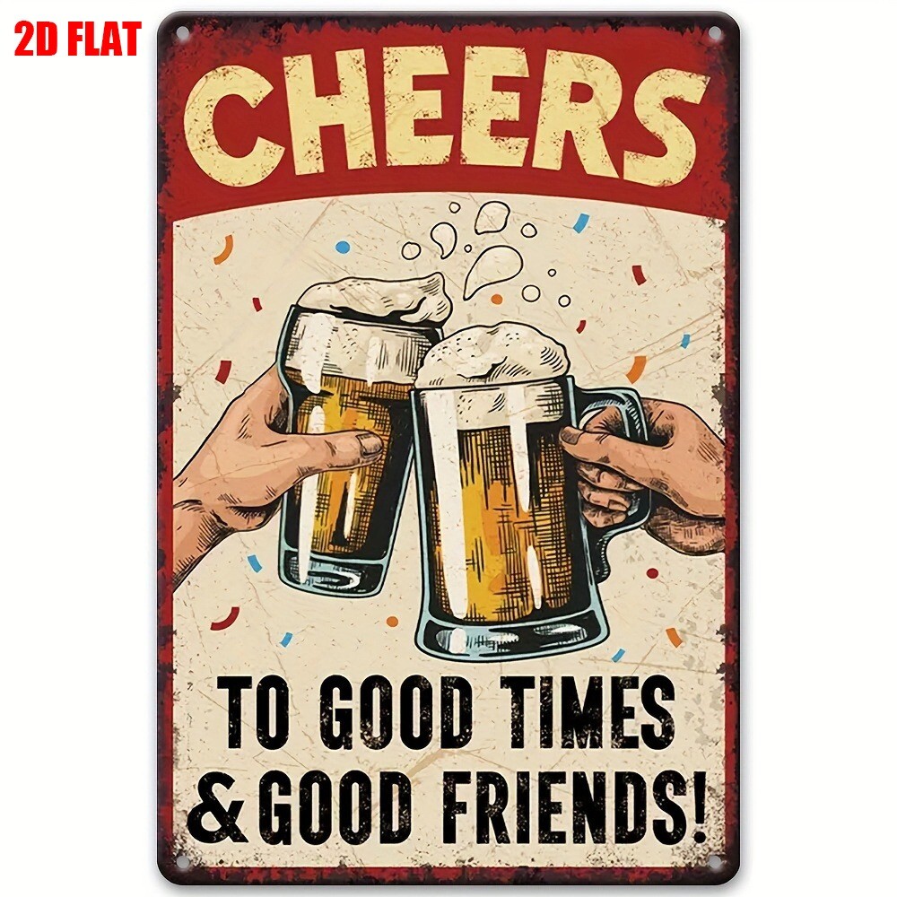 Beer Metal Sign Bar Tin Signs Vintage Art Retro Poster Funny Bars Pub Playroom