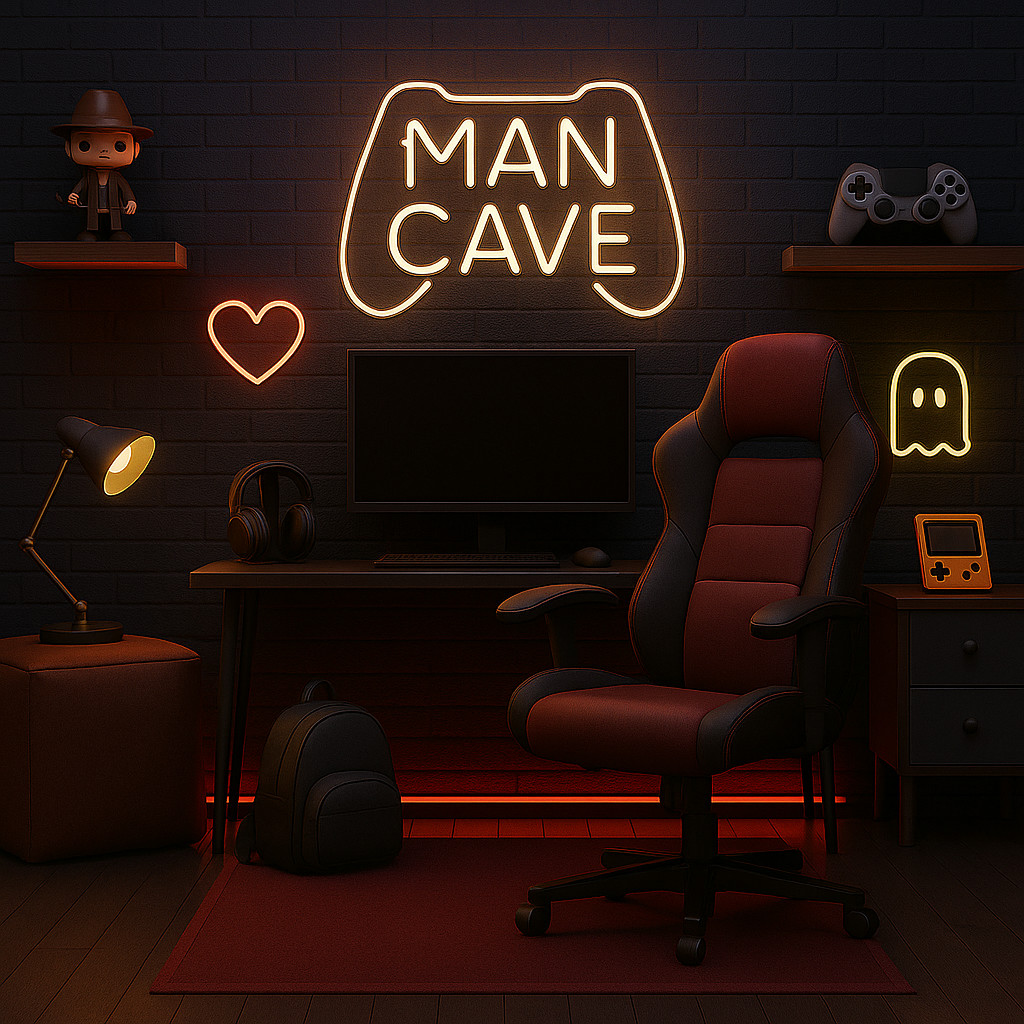 Personalized LED Wall Sign – Custom Neon Light for Man Cave, Bar, Home Decor