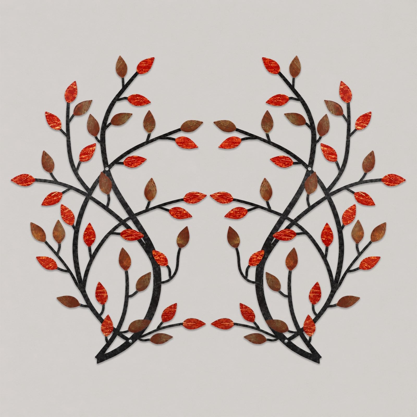 Meltset Metal Tree Leaf Wall Decor, Vine Olive Leaf Branch Wall Art, Wrought …