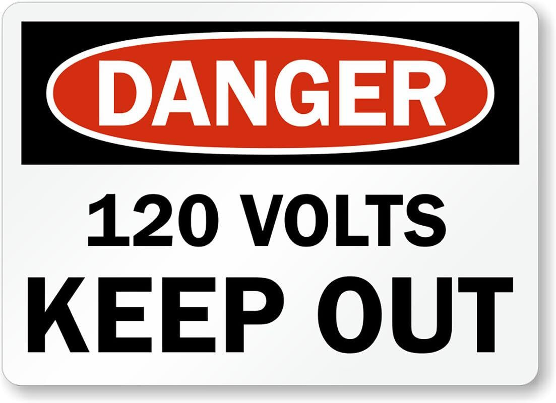 Keep Out Sign Bangin Meats Aluminum Weatherproof 120 Volts Outdoor Sign