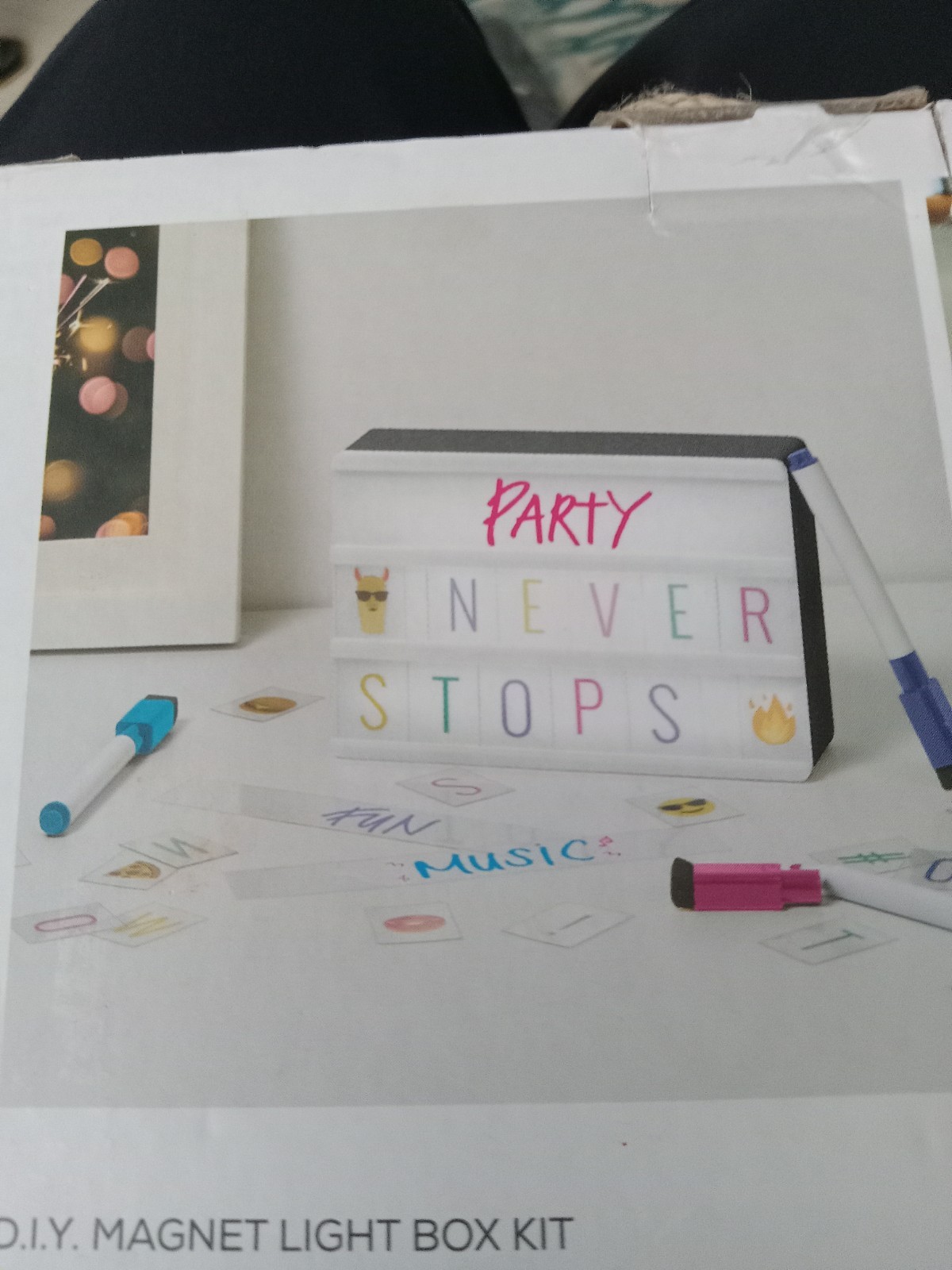DIY Magnet Light Box Kit. Create Your Own Design. Battery Or USB.