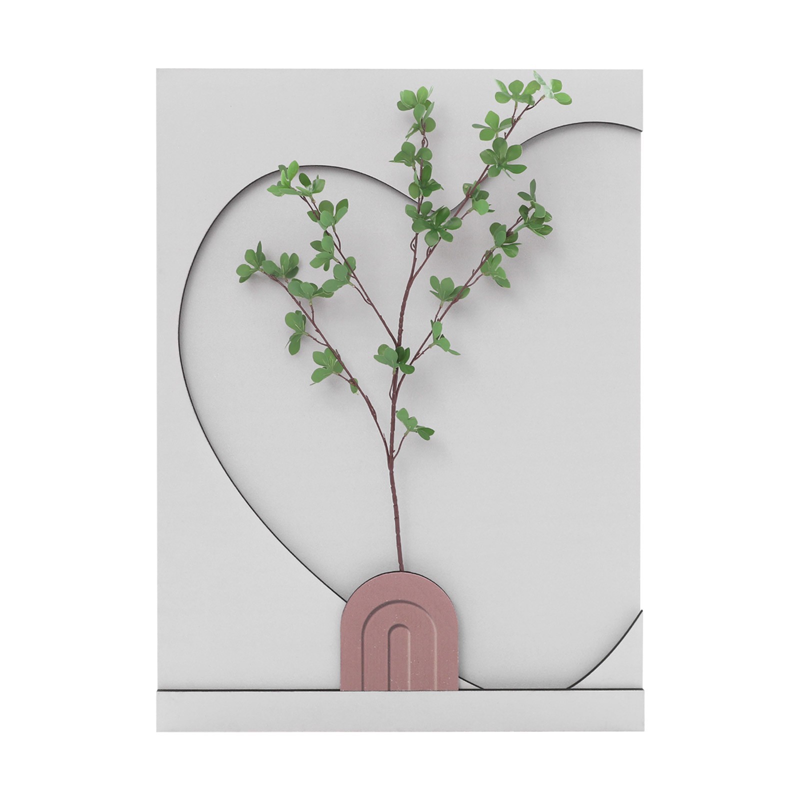 3D Sandstone Wall Art Painting, White, 23.6 * 31.5in, Living Room, Bedroom