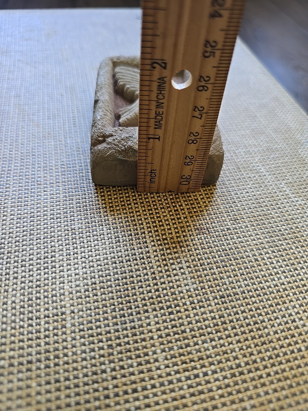 2 VTG 90s Carruth Plaque Mini Garden Stone Sculpture Bird Rabbit 3D Wall Hanging