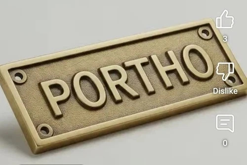 Personalized Brass Plaque Ideal for Recognition Plaques, Name Plates, and sign