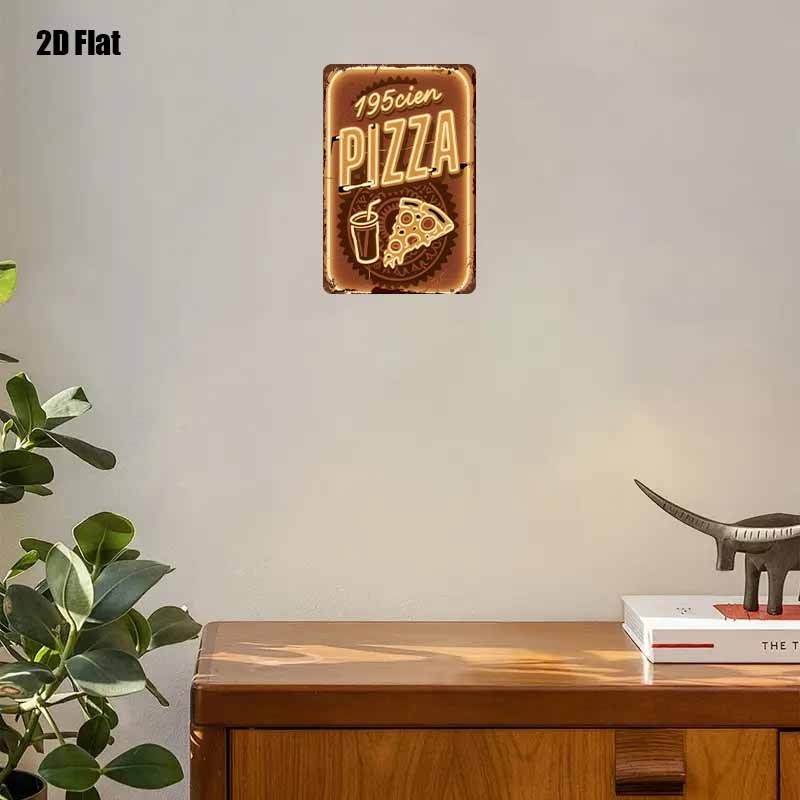 1950s Retro Pizza Neon Sign, Outdoor Decor