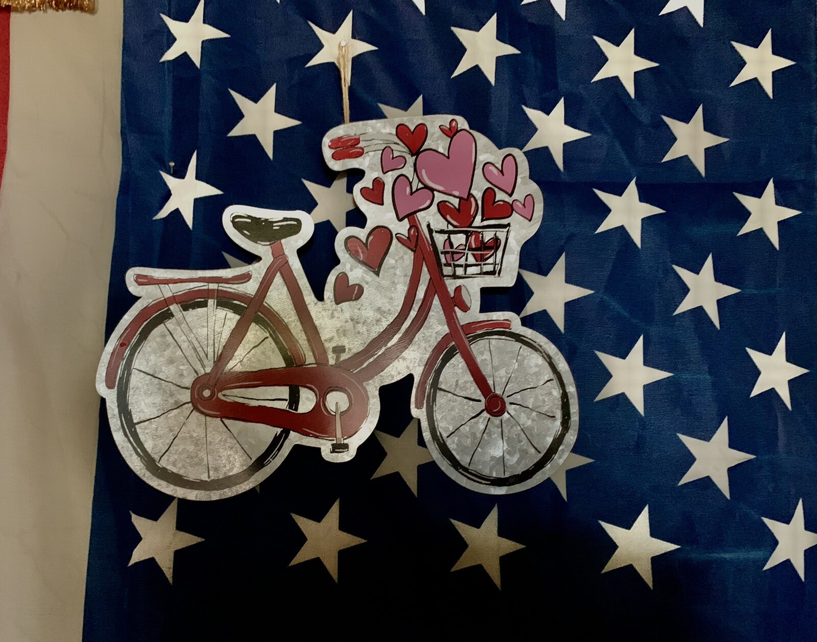 Bicycle Bike Unfinished Metal Laser Cut Out Cutout Shape Crafts Sign 