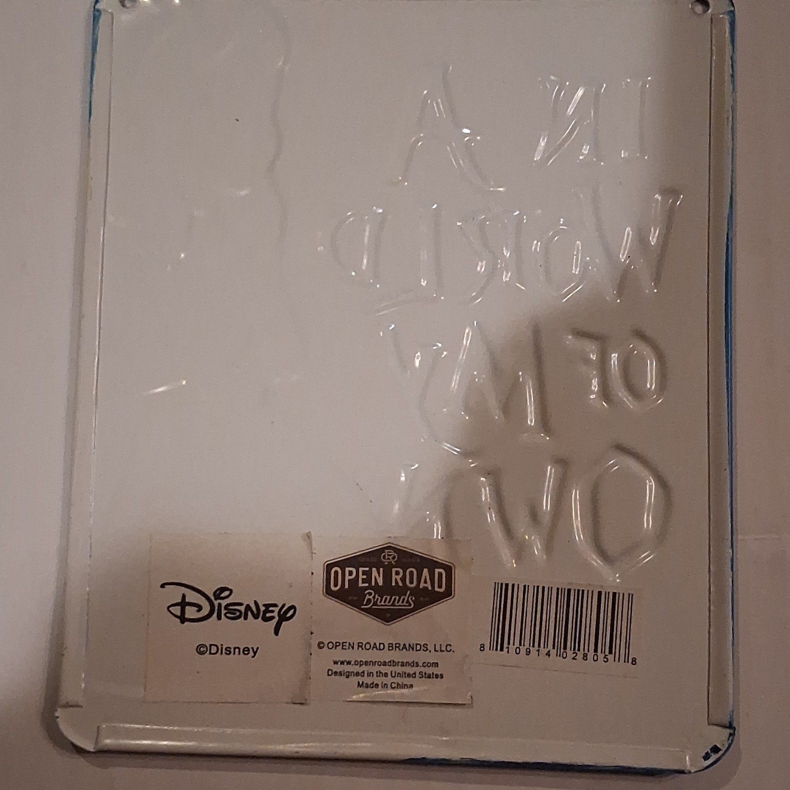 Disney Alice In Wonderland 6×7 Open Roads Brand In A World Of My Own
