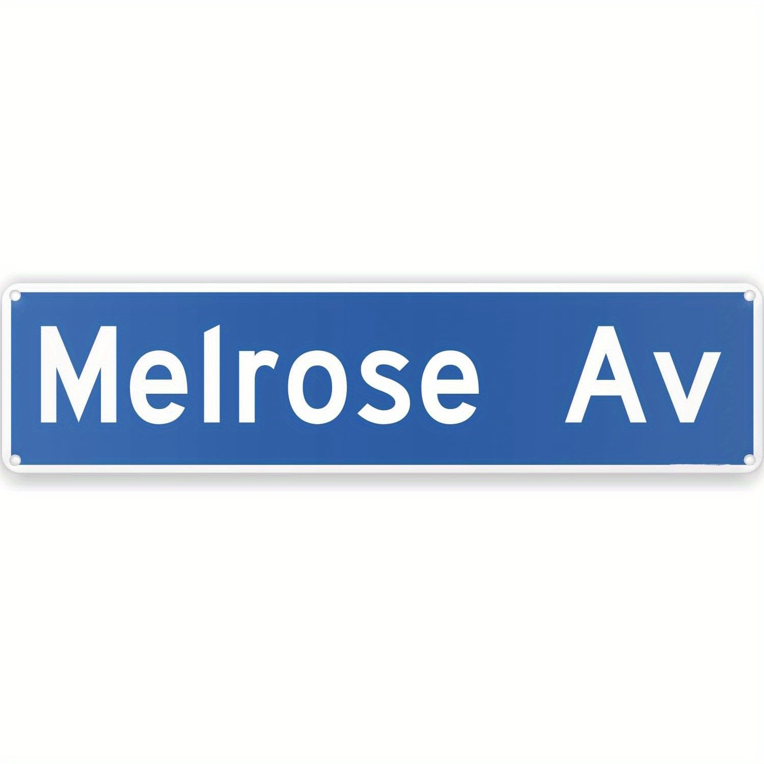 Los Angeles Street Sign Melrose Avenue Aluminum Street Sign 18×4 Funny