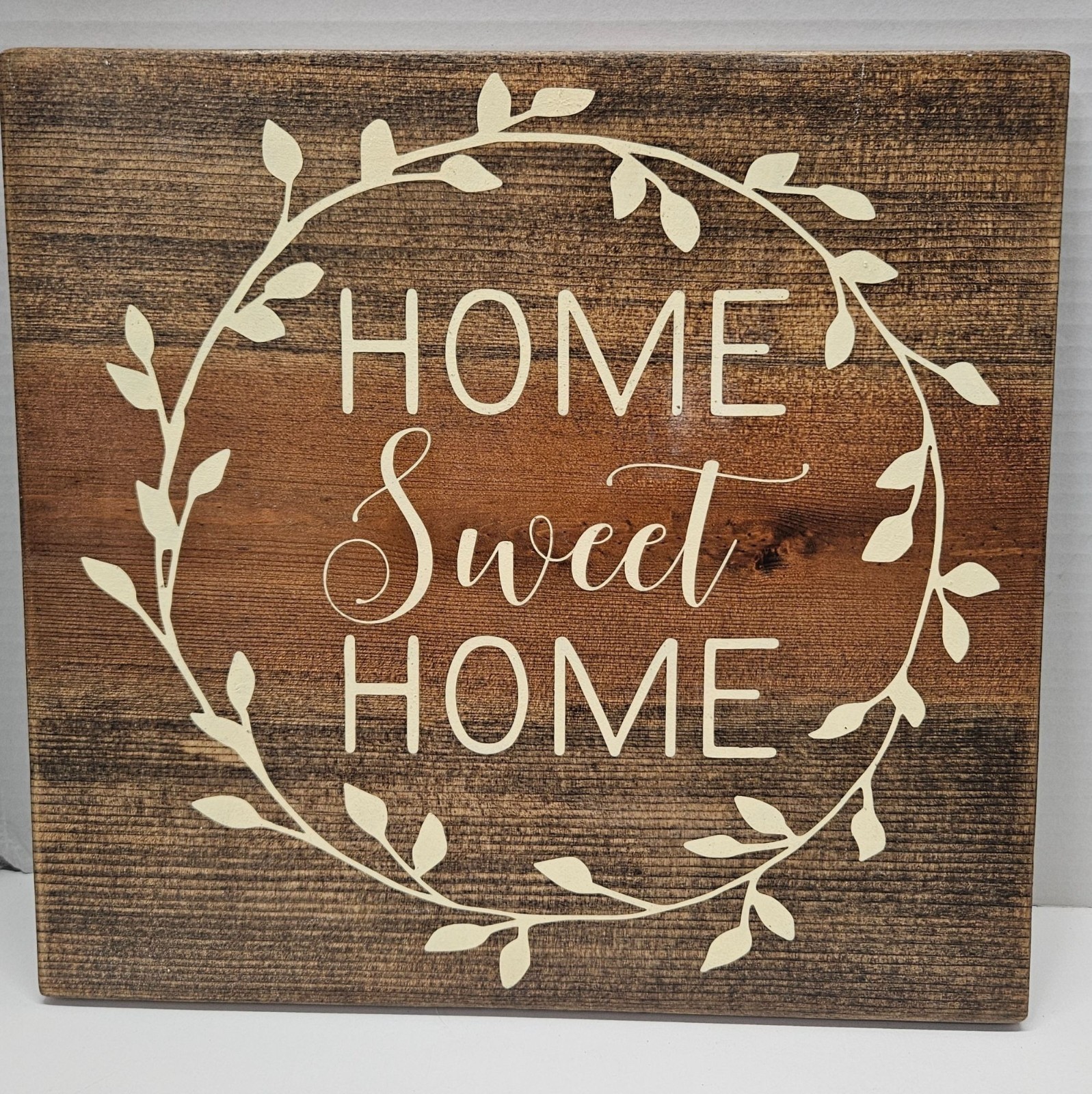 Rustic Home Sweet Home Wooden Farmhouse Wall Tabletop Decor Sign 12”