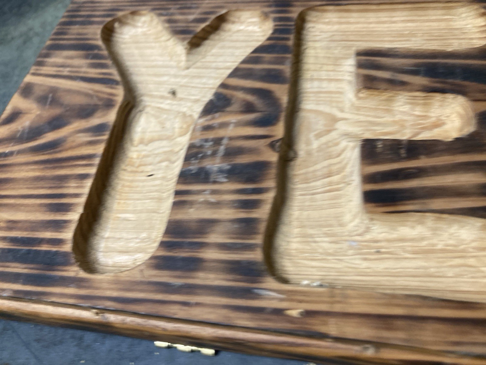 Yes Kitty Wooden Sign
