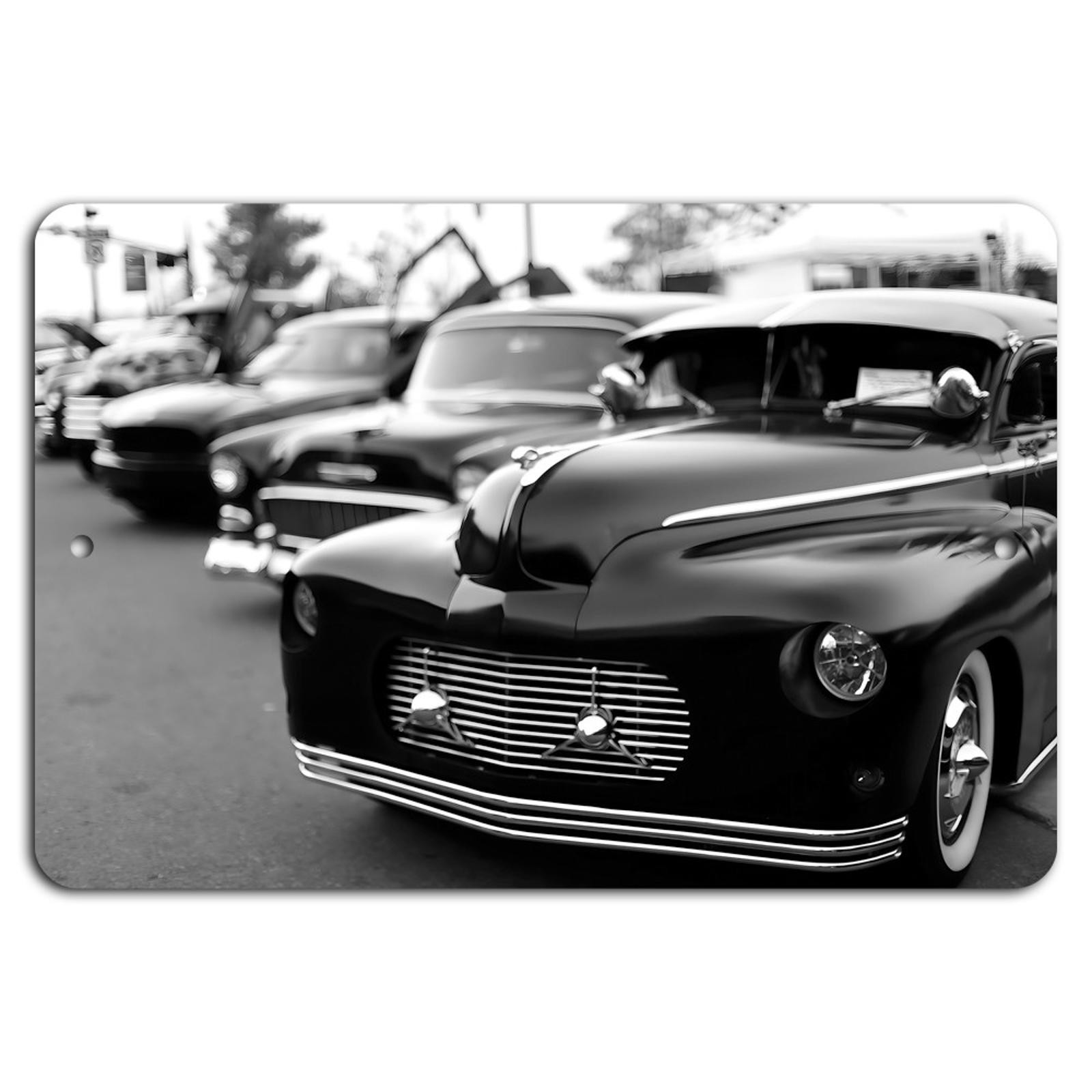 Classic Car Sign BanginPrints Aluminum Vintage Glossy Rectangle Metal