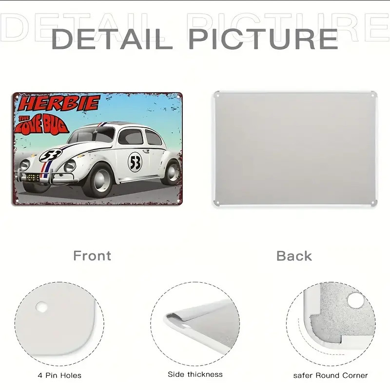 Automotive Car Motorcycle Tin Aluminum Sign Retro Metal Wall Decor Rustic Bub