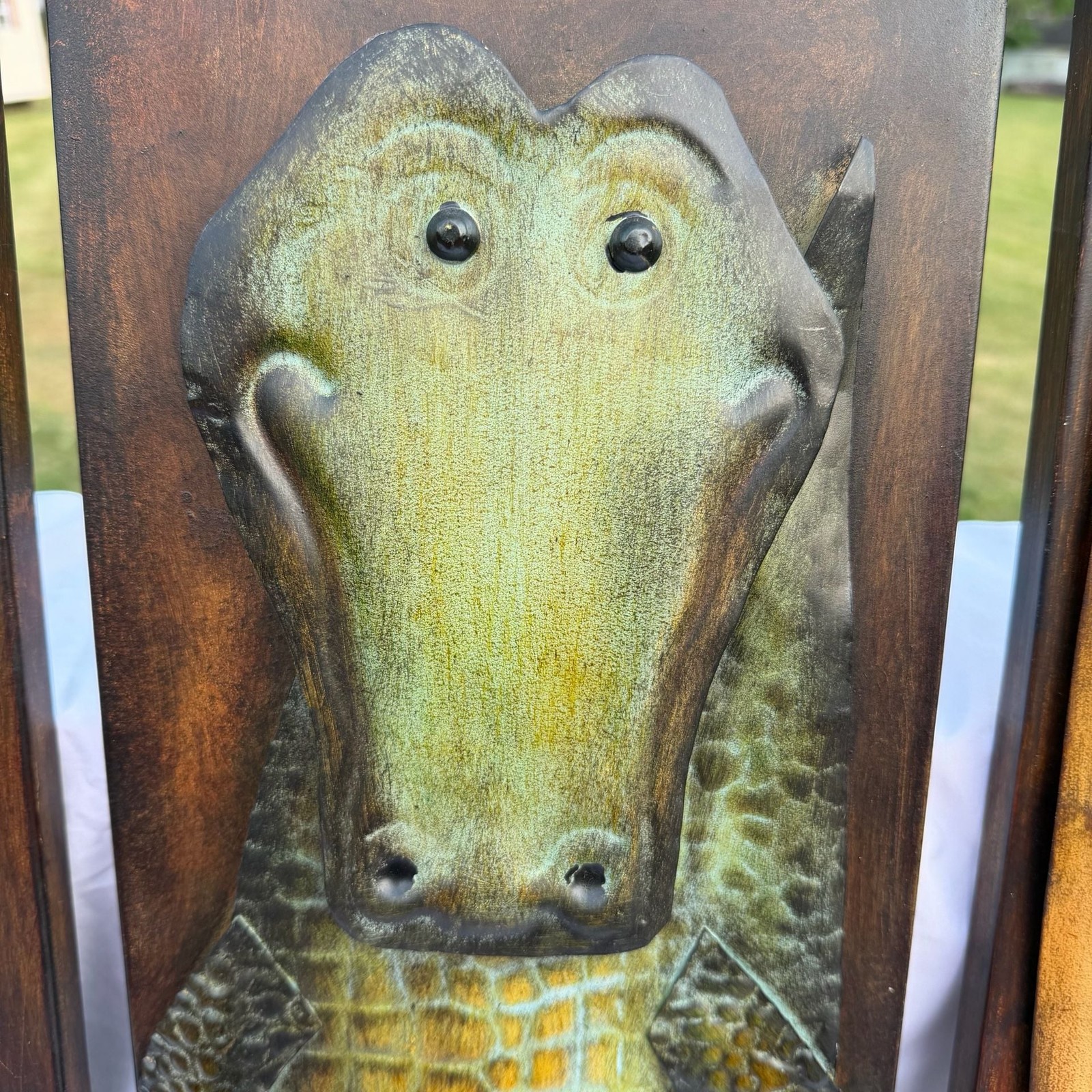 Set of 4 Whimsical Safari Animal Metal Wall Art Plaques 9” x 26”